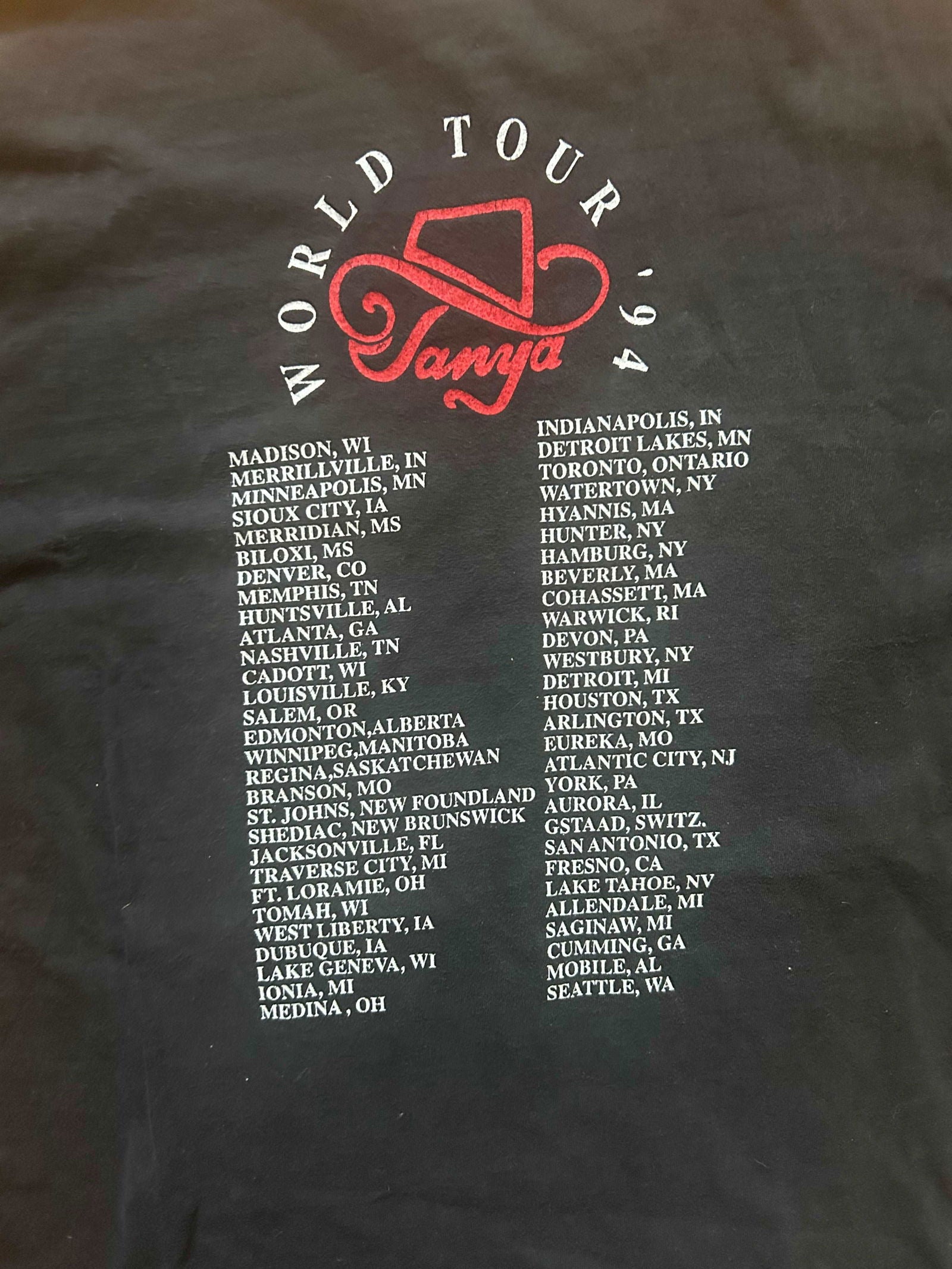 1994 Tanya Tucker Tour Tee Size - XL - LFDW