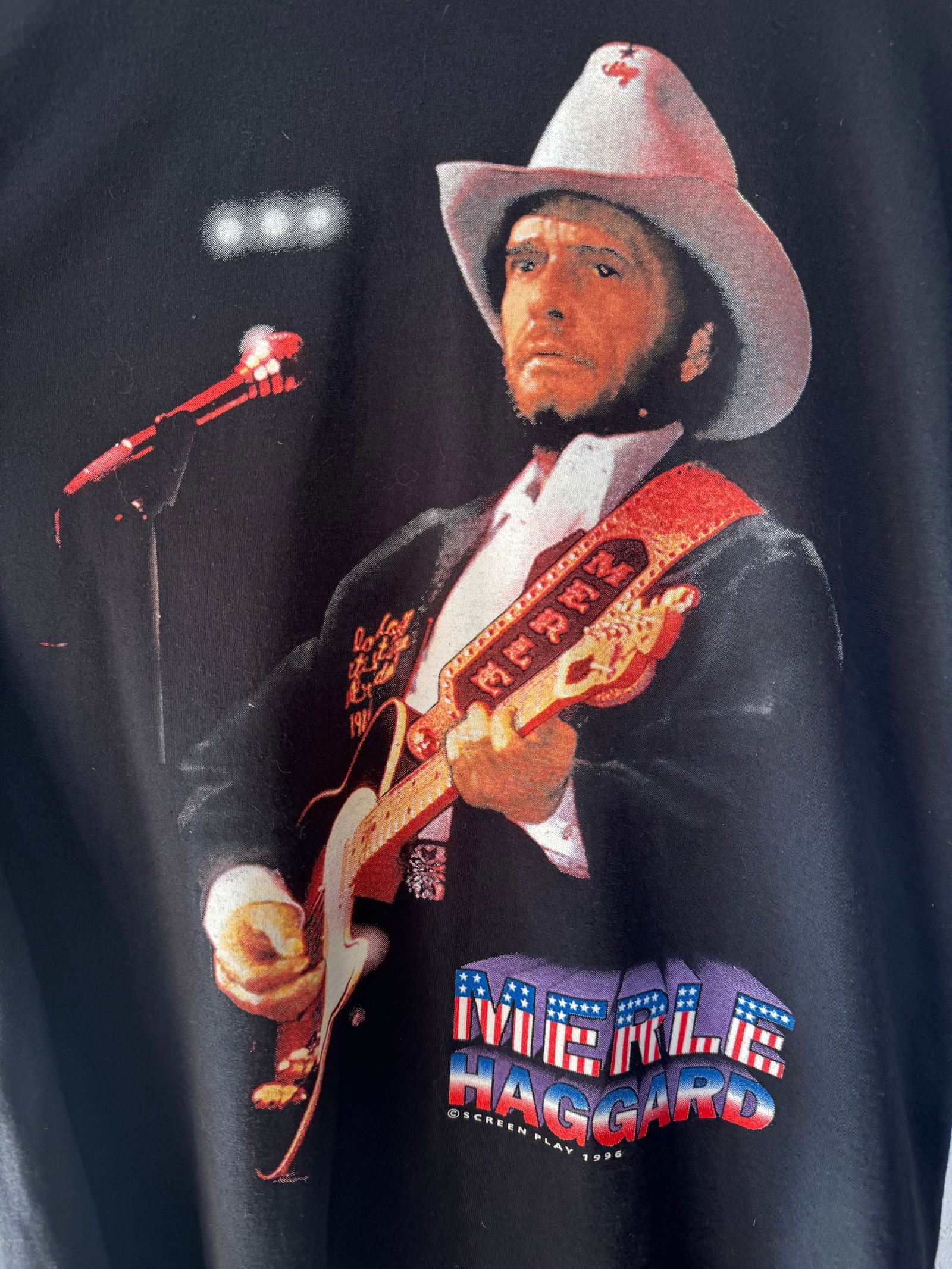 1996 Merle Haggard USA Tee Size - L - LFDW
