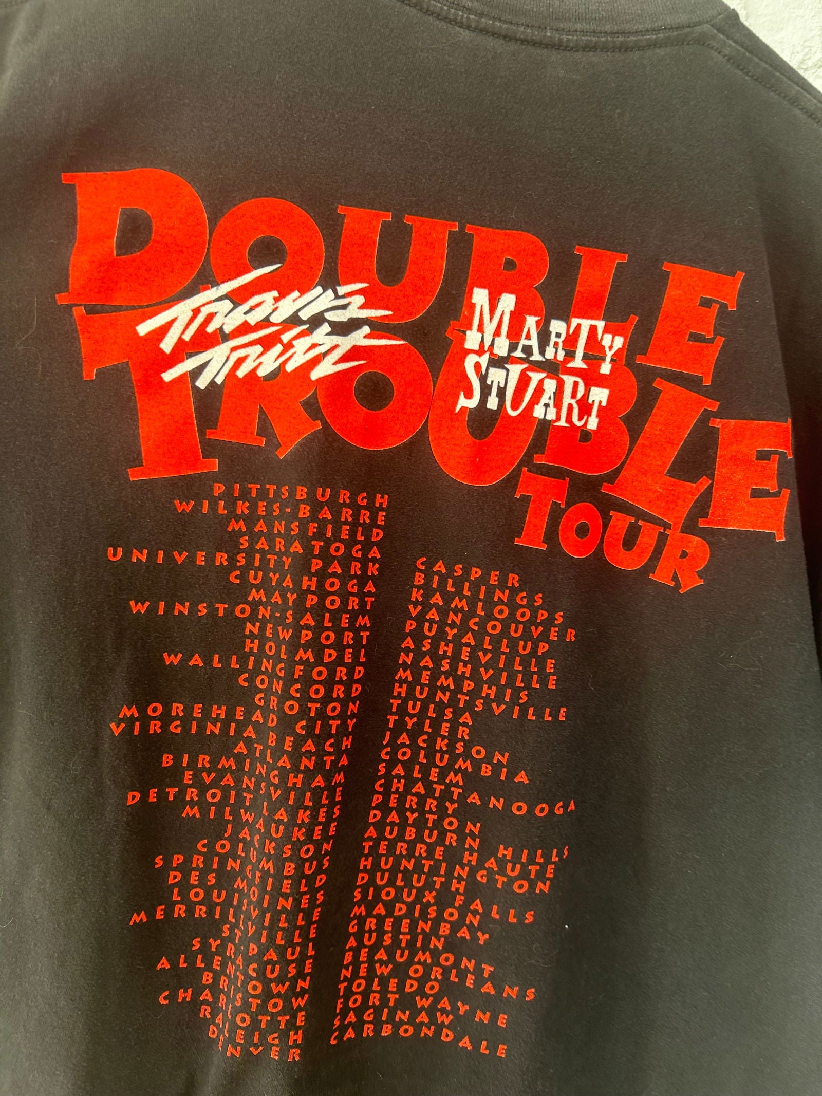 1996 Travis Tritt Marty Stuart Tour Tee Size - XL - LFDW