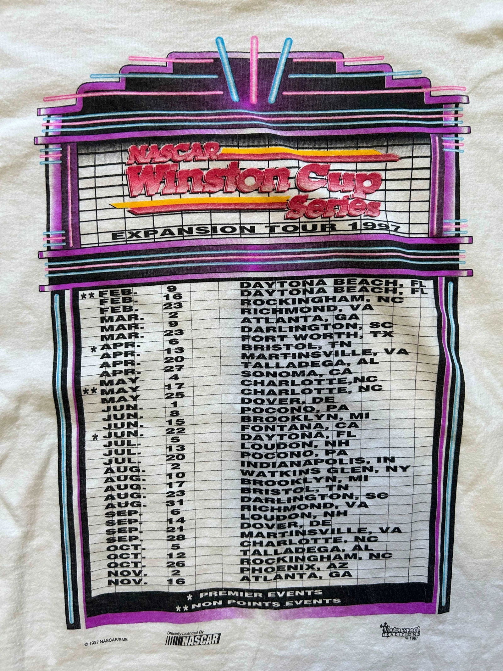 1997 Winston Cup Tee Size - XL - LFDW