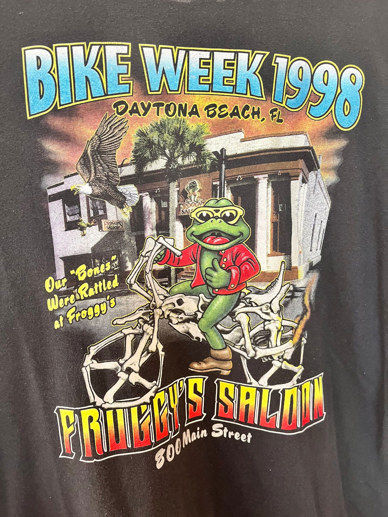 1998 Froggy’s Saloon Bike Week Tee Size-2X - LFDW