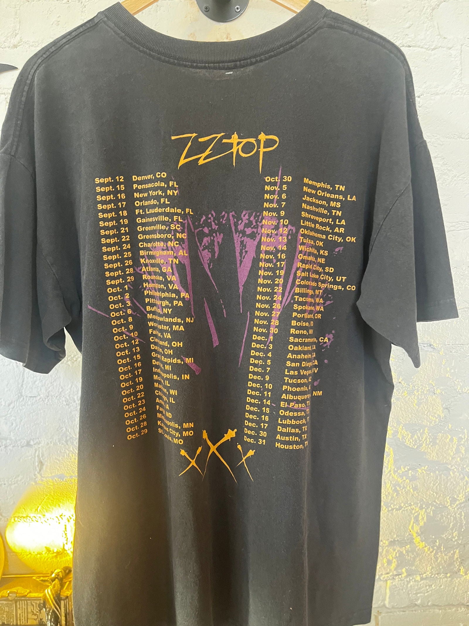 1999 ZZ Top Tour Shirt Size-XL - LFDW