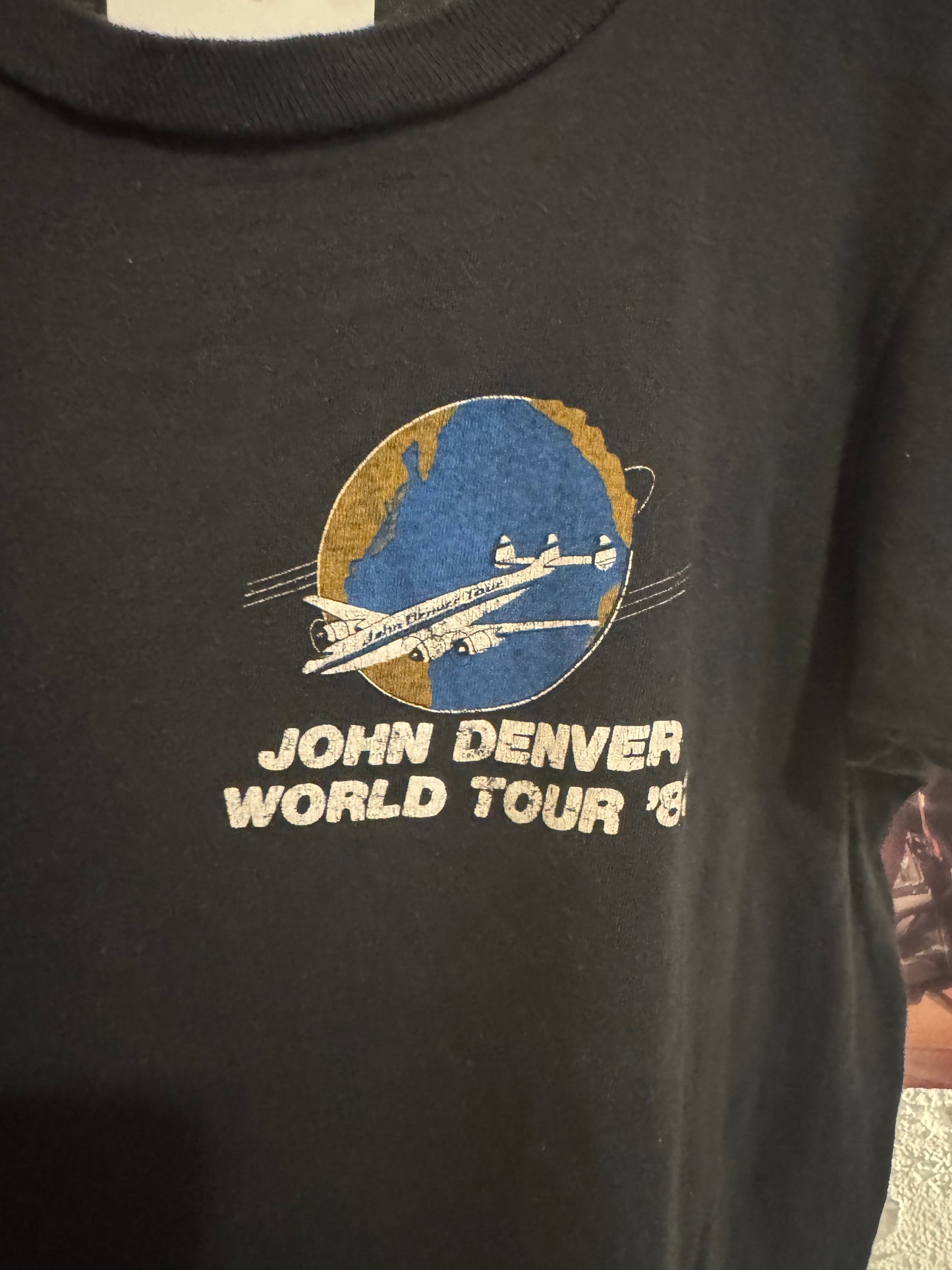 1982 John Denver Tour Tee Size - M