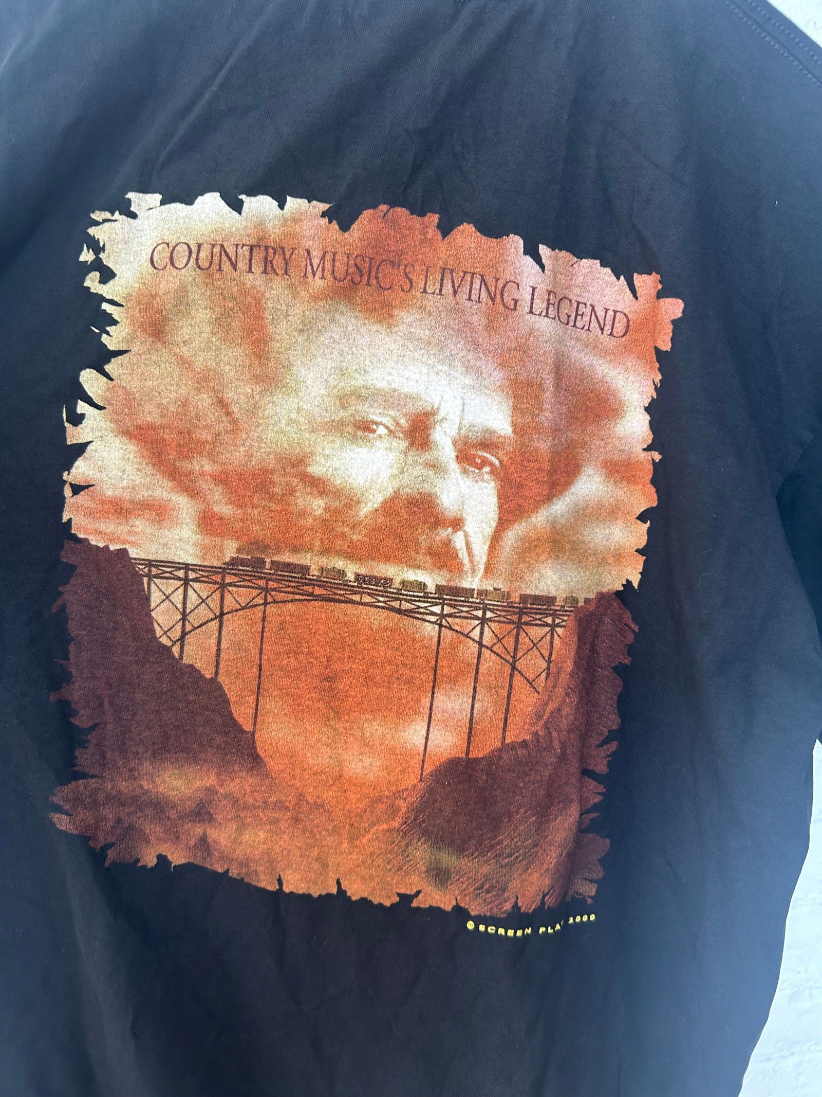 2000 Merle Haggard Country Music Living Legend Tee Size - XL - LFDW
