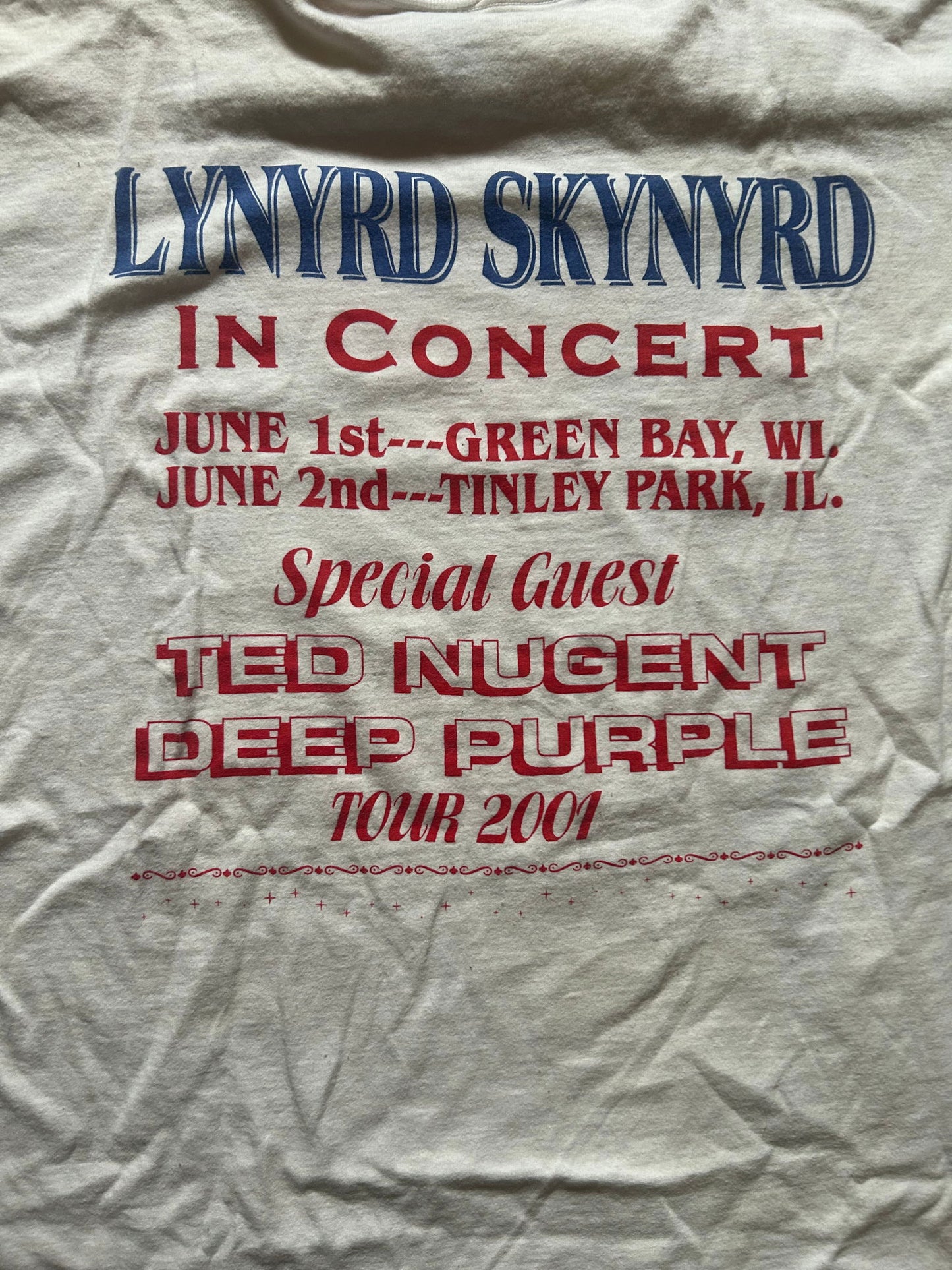 2001 Skynyrd Your Tee Size-XL - LFDW