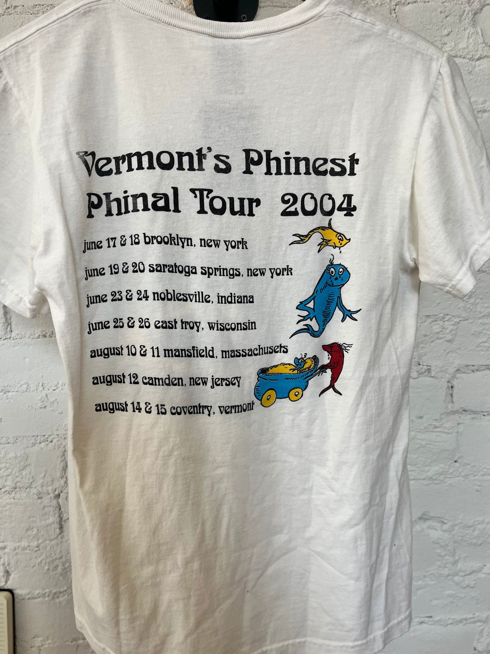 2004 Phish Pharewell Boys Tour Tee Size- S - LFDW