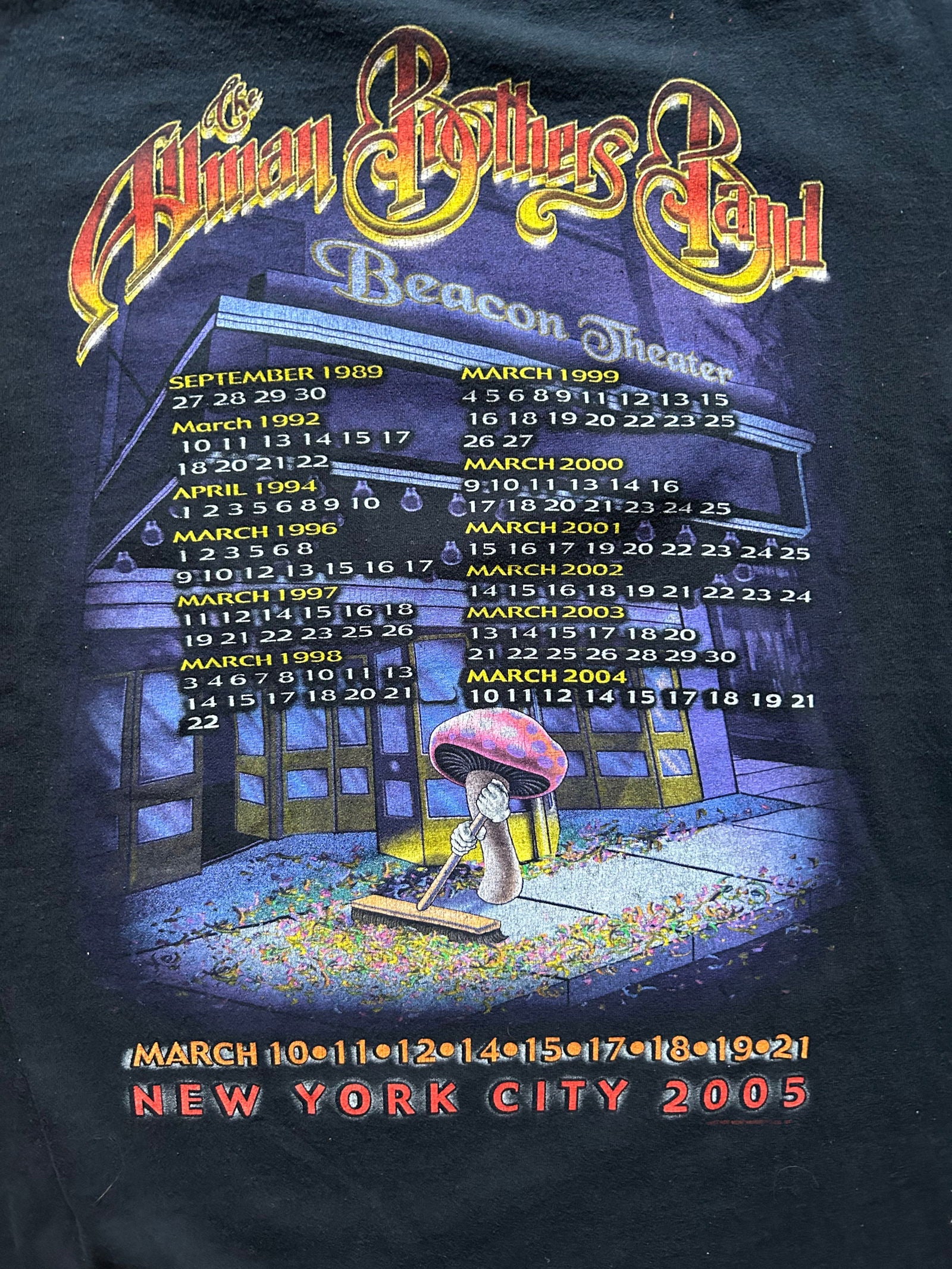 2005 Allman Brothers Beacon Theater Tee Size - L - LFDW