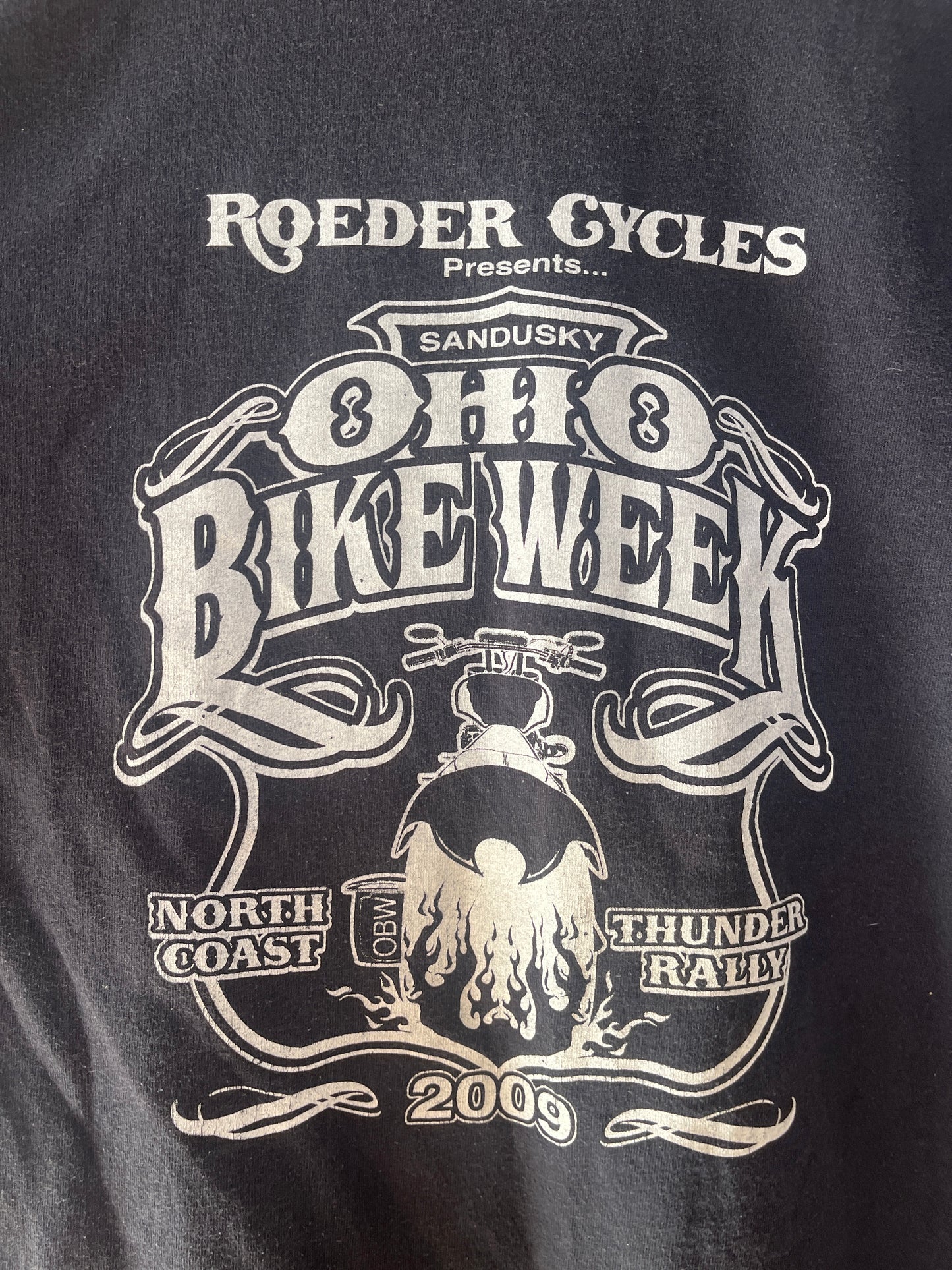 2009 Ghost-rider Ohio Bike Week Shirt Size- Large