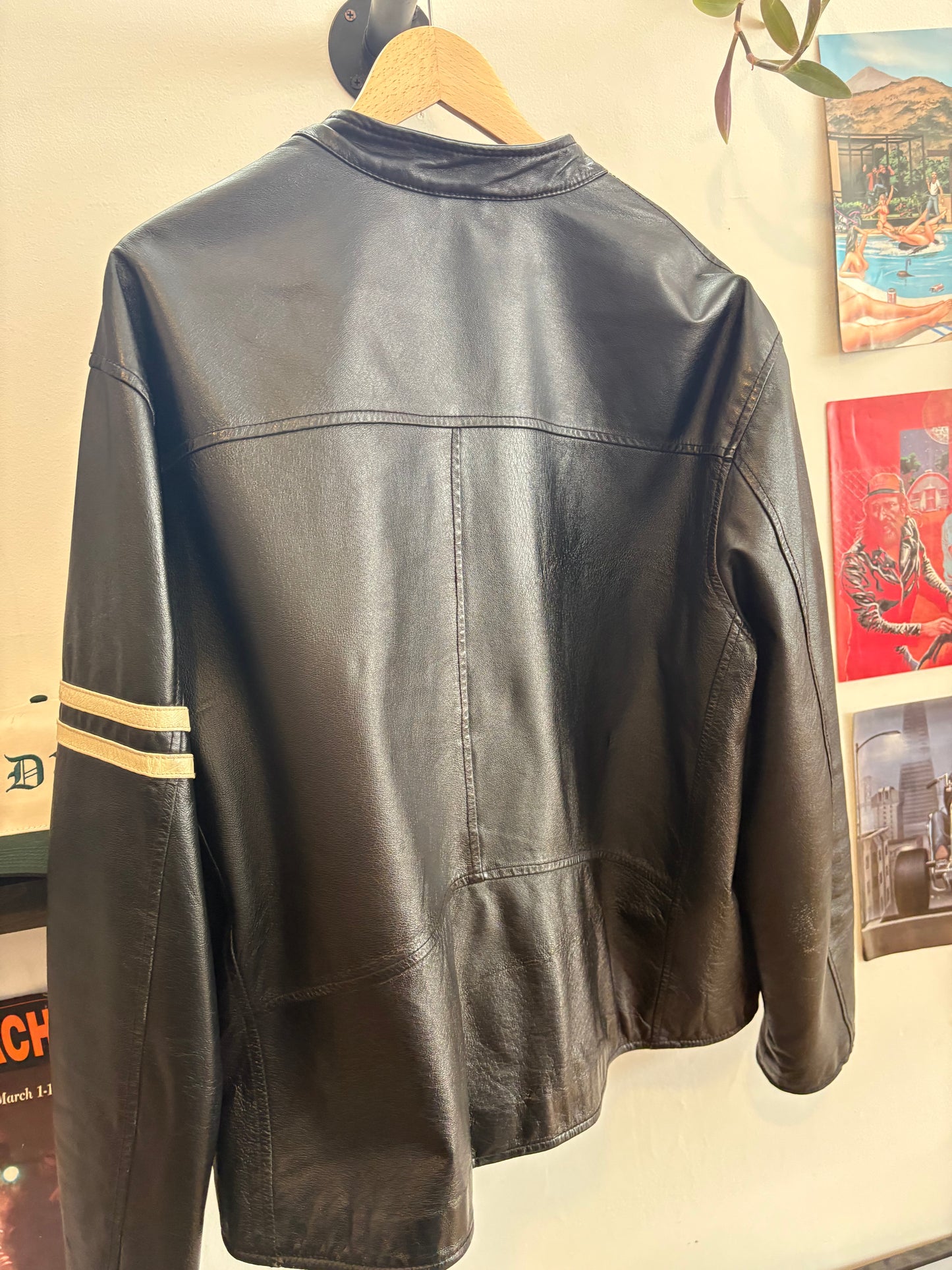 Wilson’s Leather Moto Jacket - Size XXL LFDW