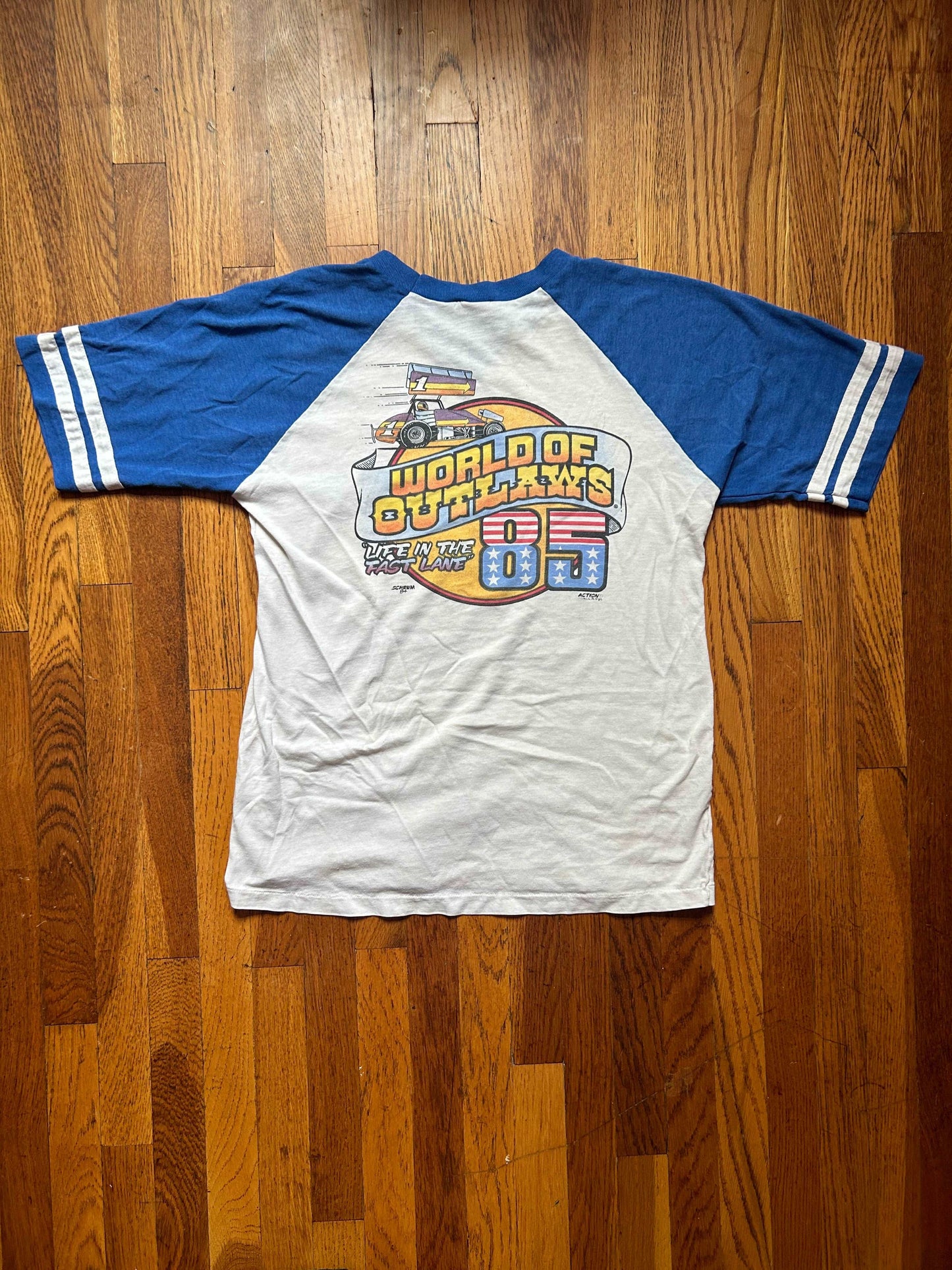 1985 World of Outlaws Racing Tee Size - M