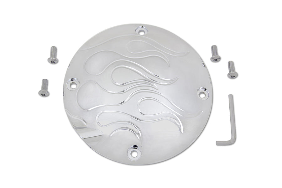 Flame Clutch Inspection Cover Chrome