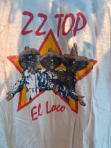 1981 Dusty Hill Personal Collection ZZ Top El Loco Tee Size-XL LFDW