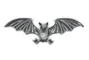 Pewter Bat Wing Emblem