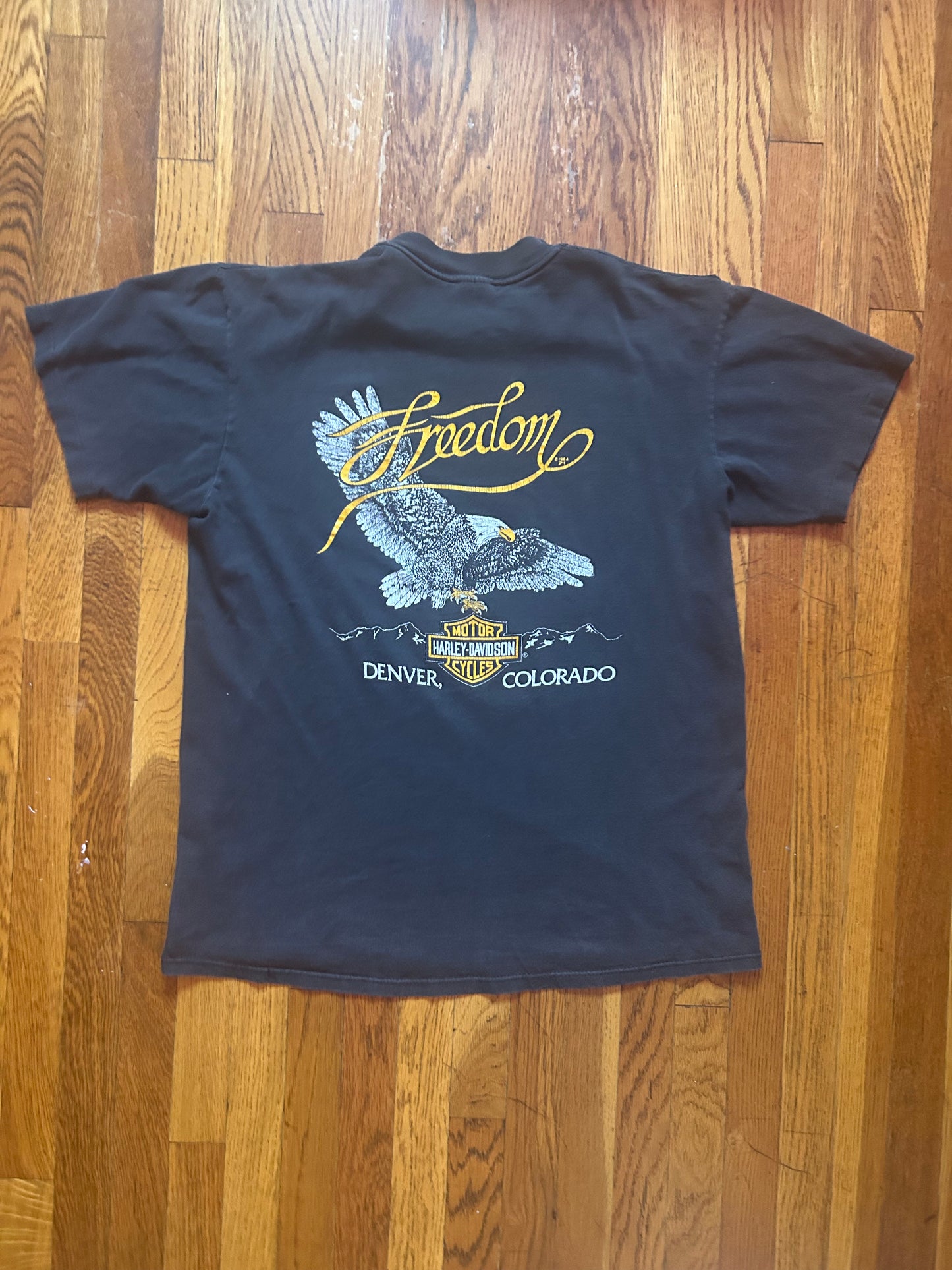 1990 Harley Freedom Ride Tee Size - L