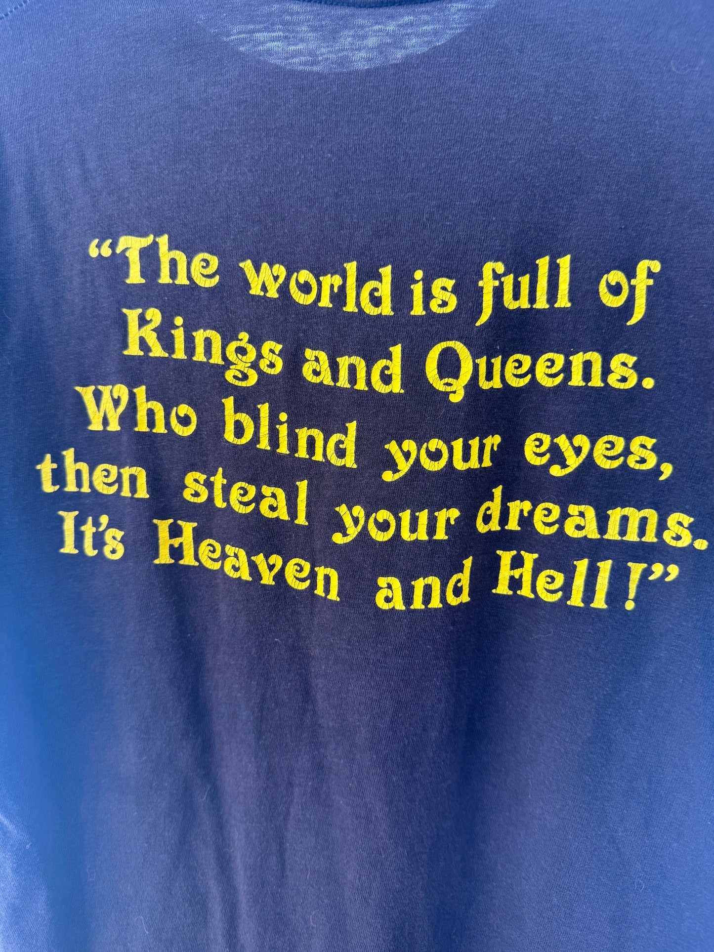 1980 Black Sabbath Heaven & Hell Tee Size - M