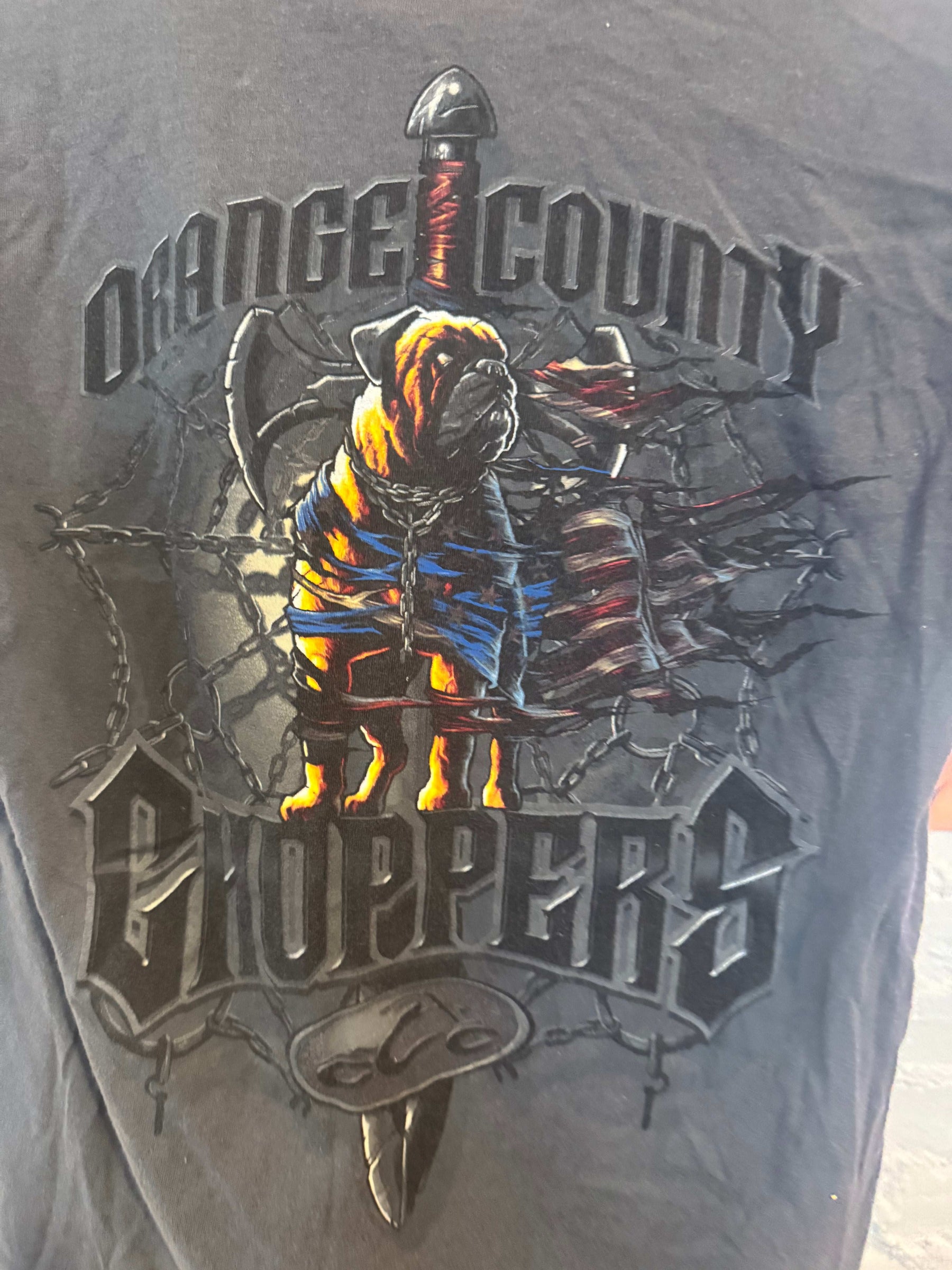 Y2K OC Choppers Dog Tee Size - M