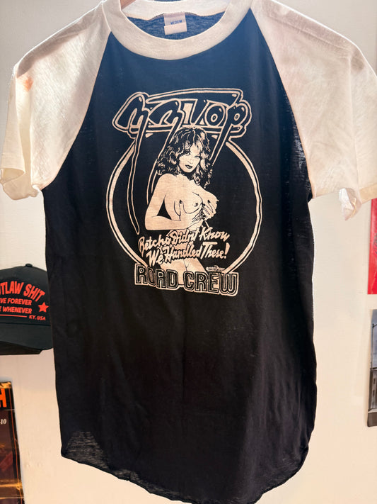 1981 Dusty Hill Personal Collection ZZ Top Road Crew Tee Size-M LFDW