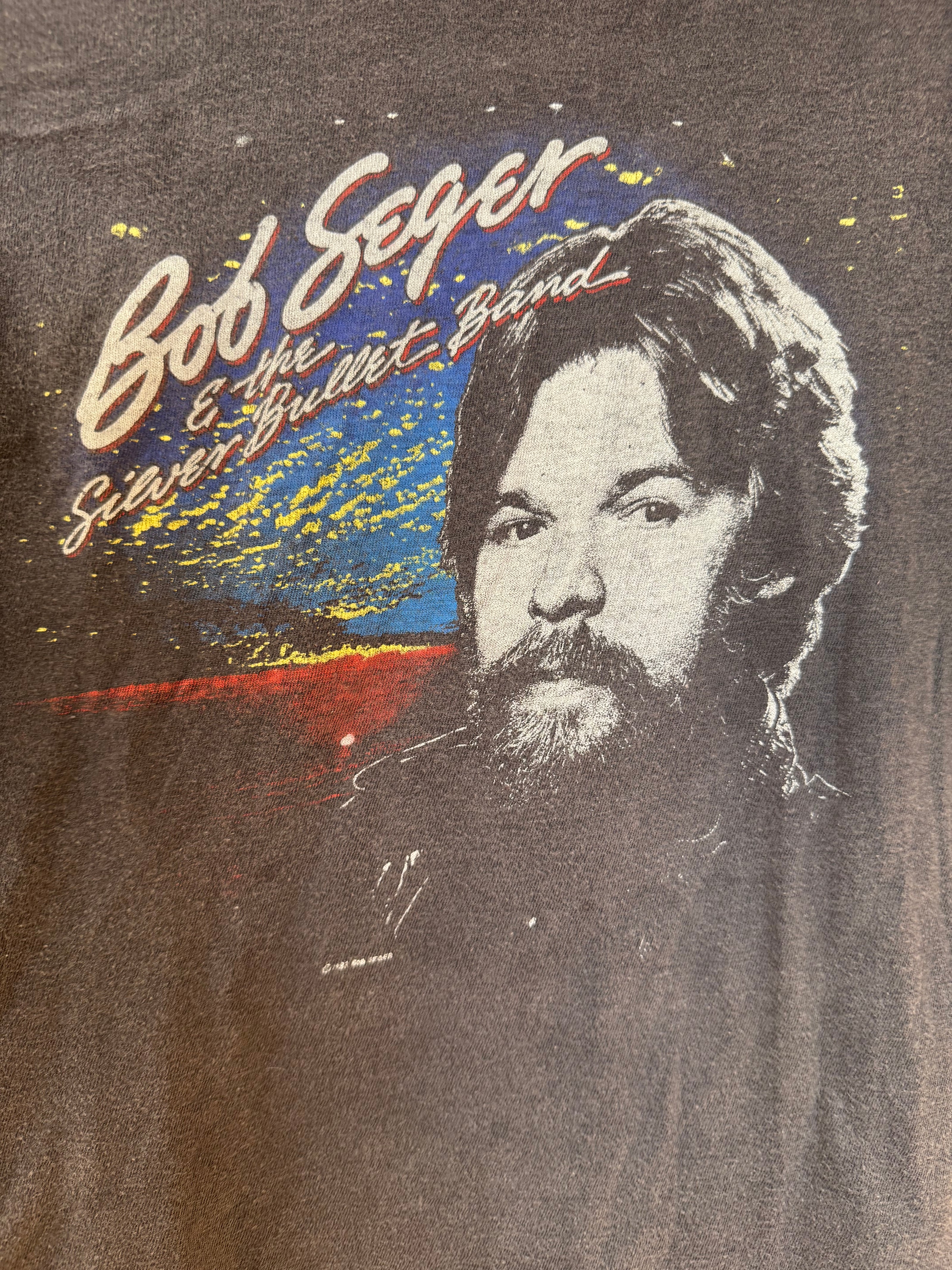 1983 Bob Seger The Distance Tour Tee Size - M