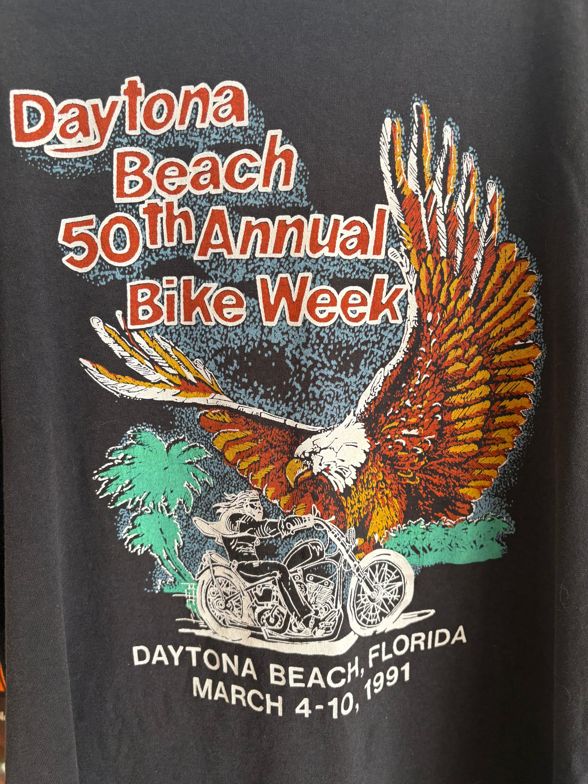 Daytona Beach 50th Annual Bike Week - Size L LFDW