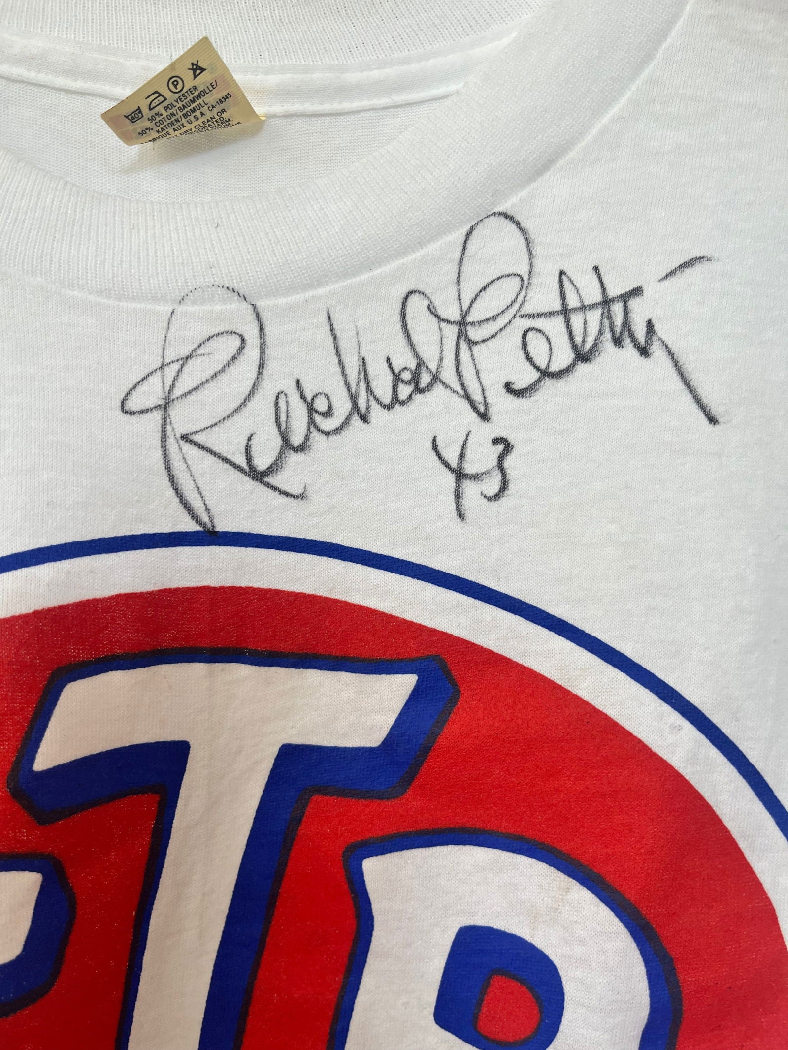 80’s Signed Richard Petty STP Is The Edge Tee Size- L - LFDW