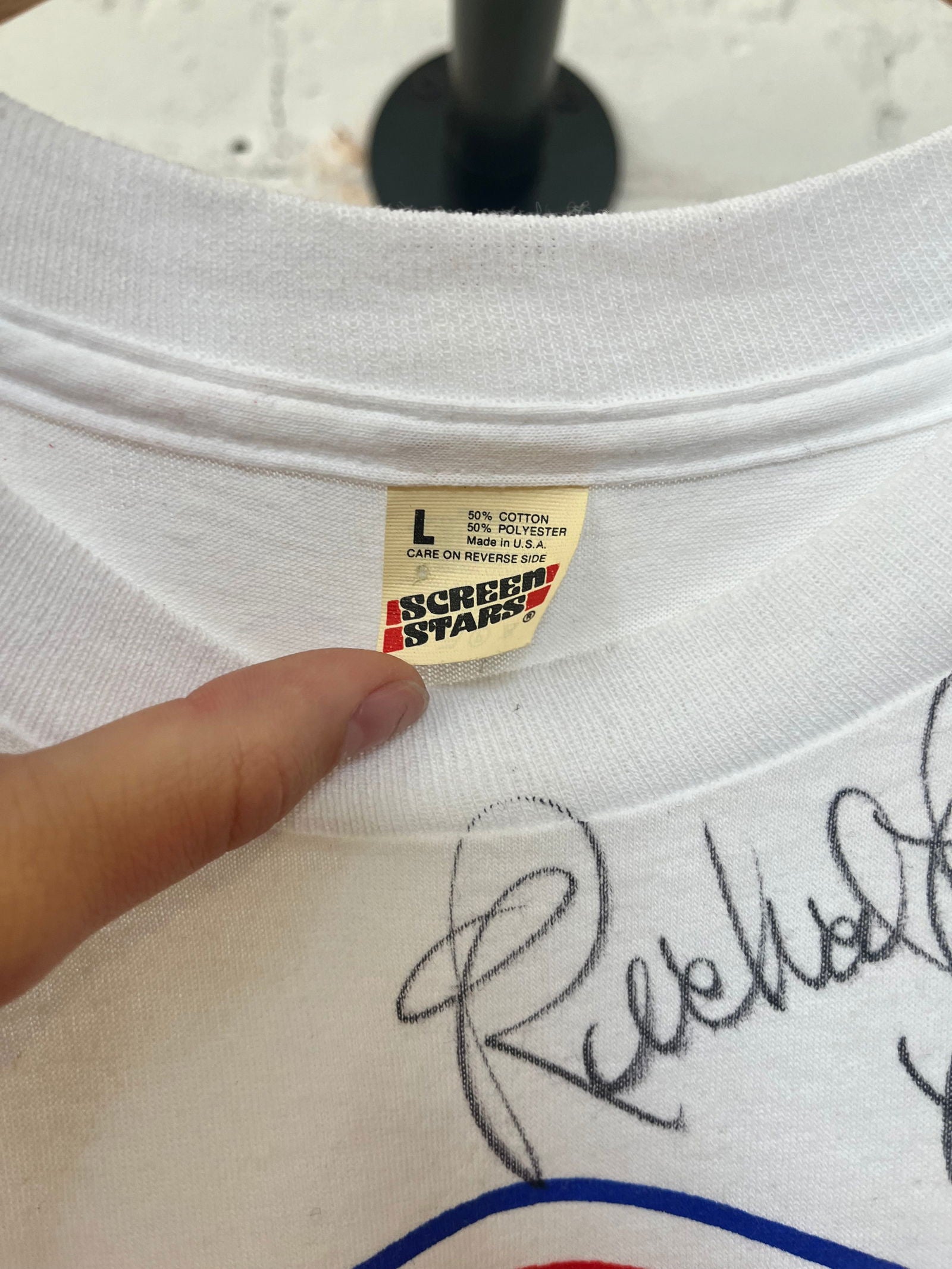 80’s Signed Richard Petty STP Is The Edge Tee Size- L - LFDW