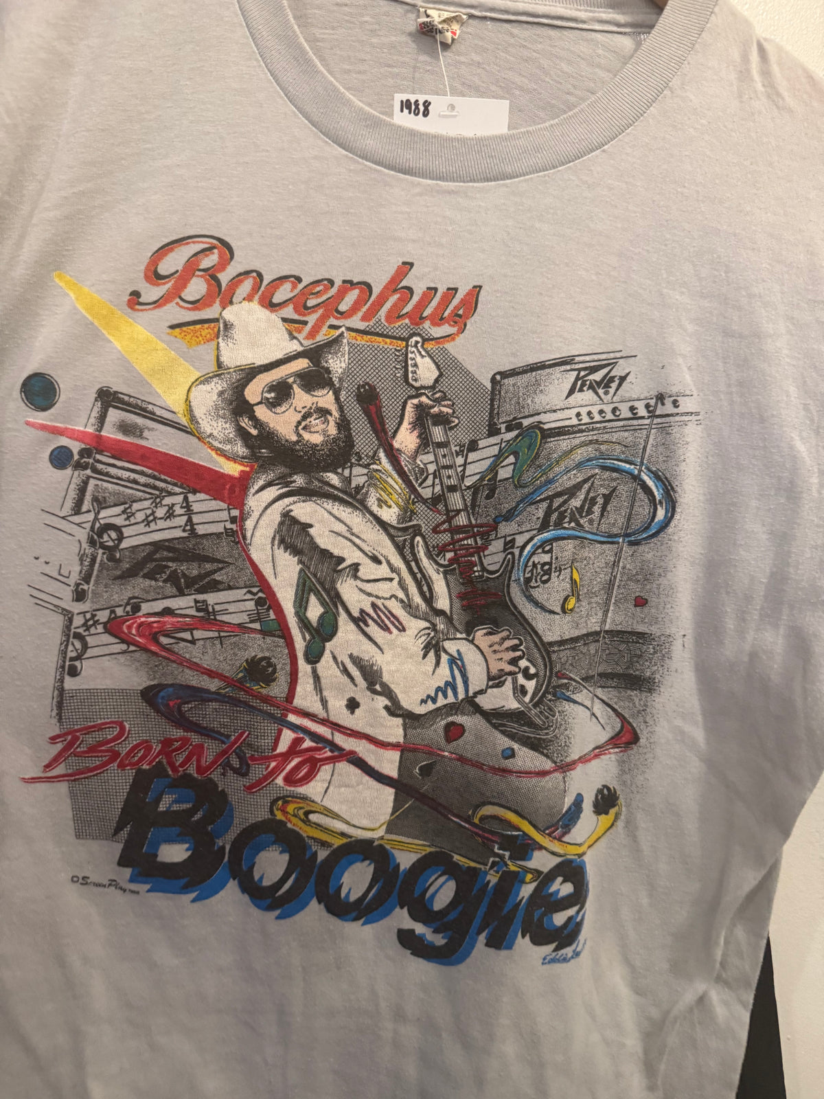 1988 Hank Jr Born to Boogie Tee Size - L LFDW