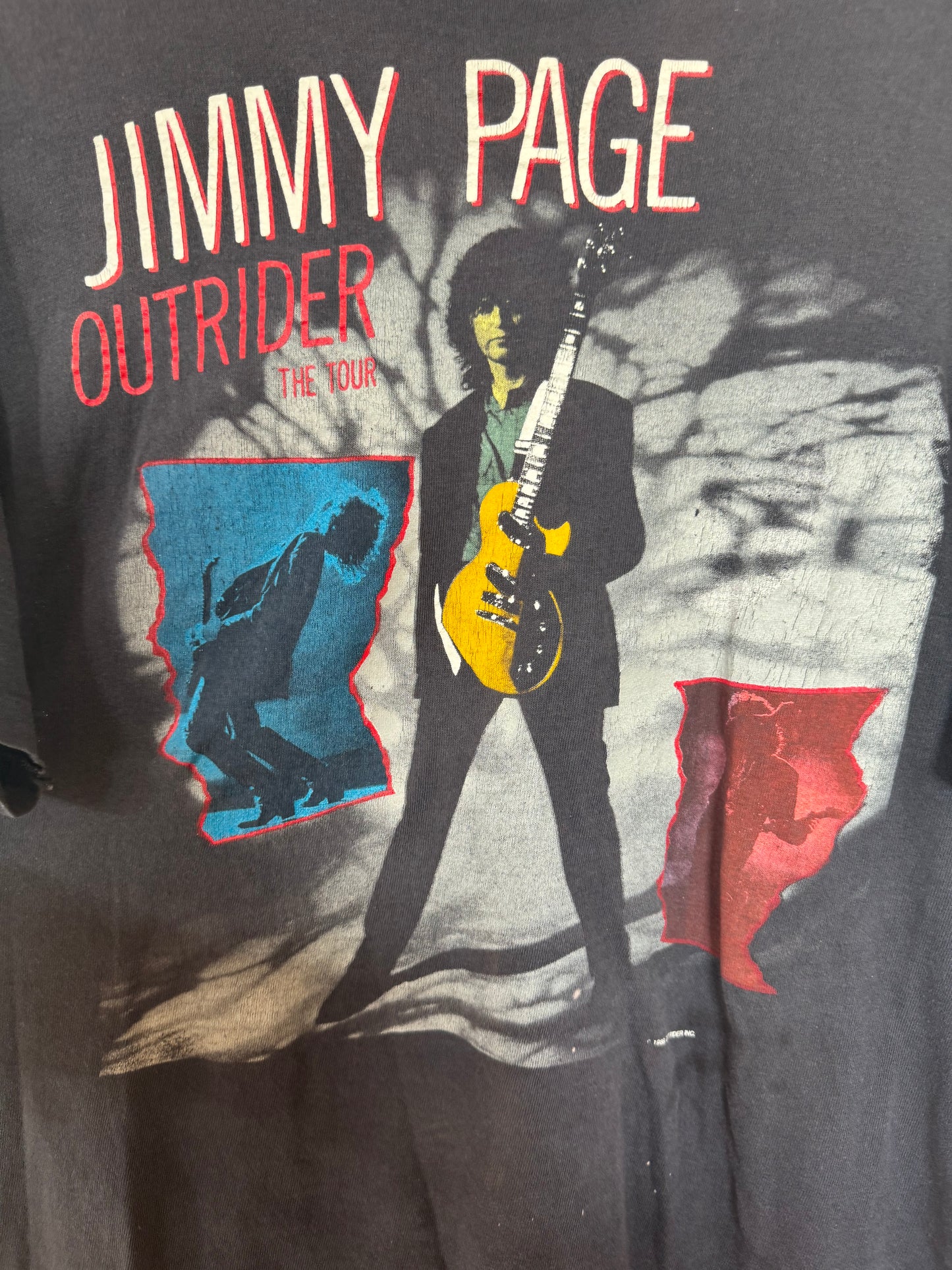 1987 Jimmy Page Outrider Tee Size - L