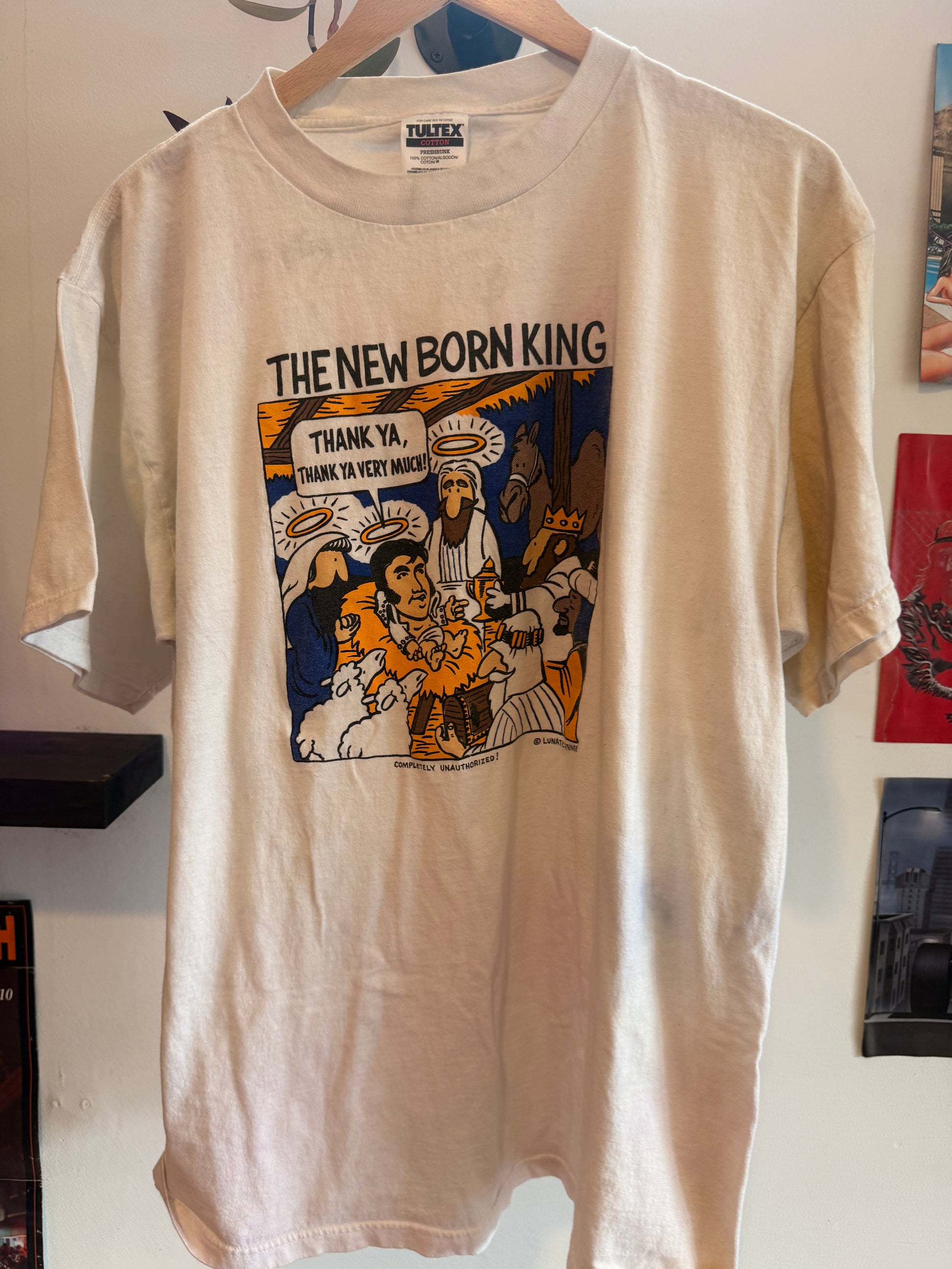 90s Elvis “The New Born King” Tee Size- XL LFDW