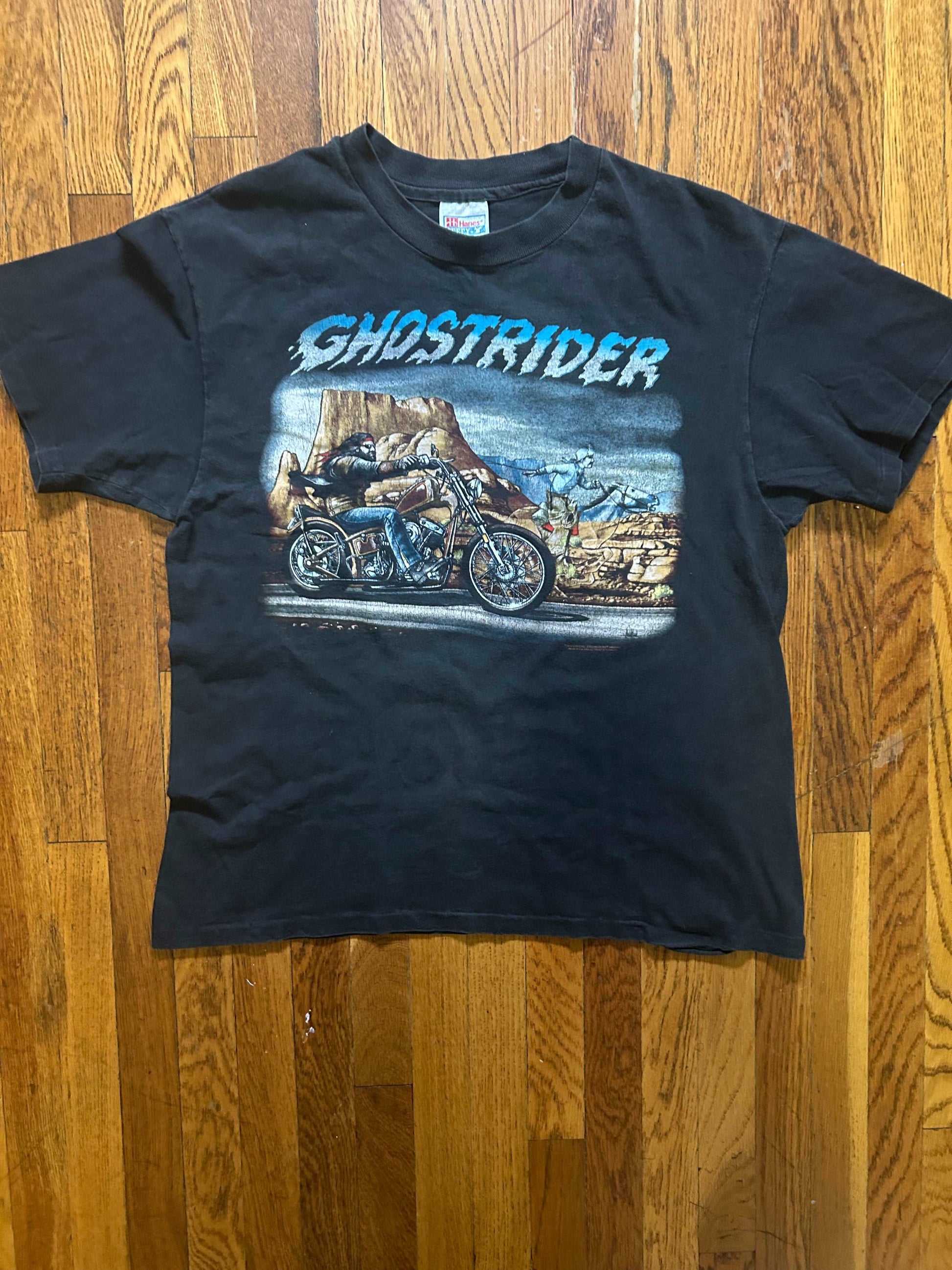 1990s Ghost Rider David Mann Tee Size - Large