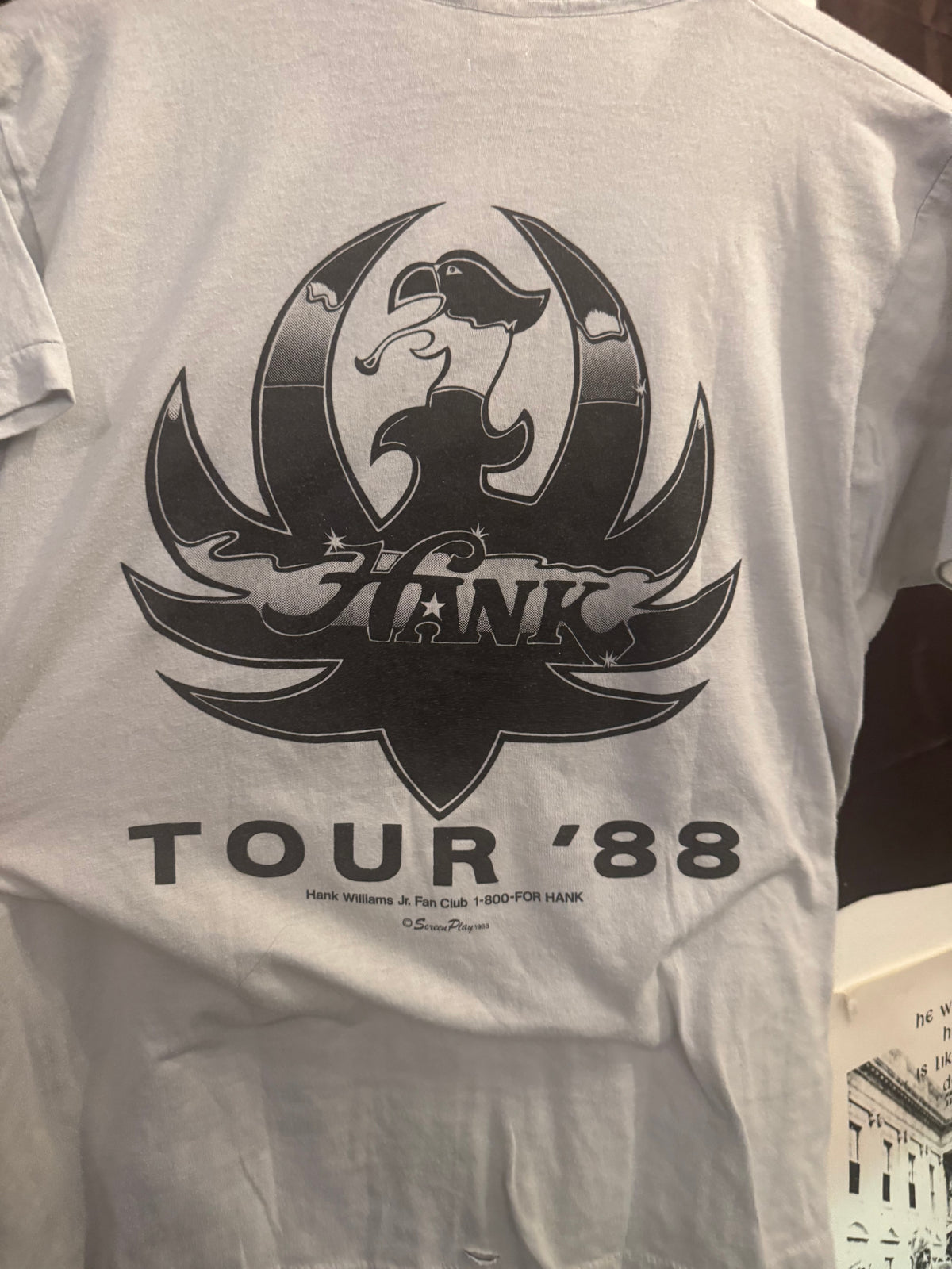 1988 Hank Jr Born to Boogie Tee Size - L LFDW