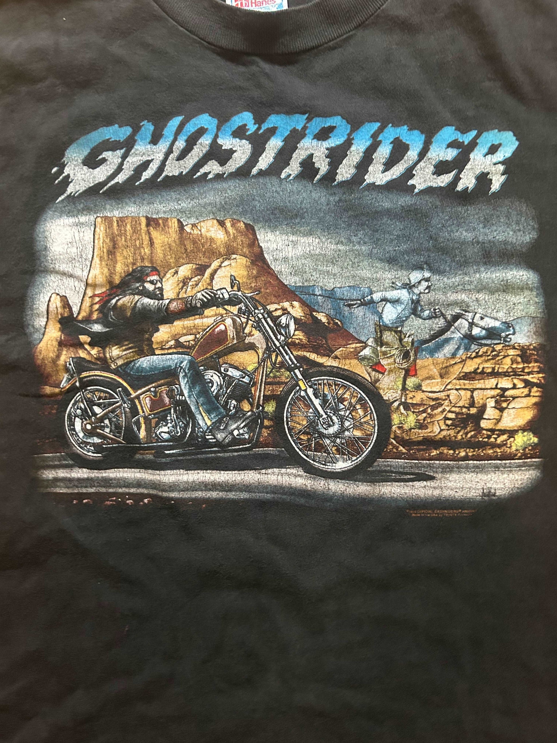 1990s Ghost Rider David Mann Tee Size - Large