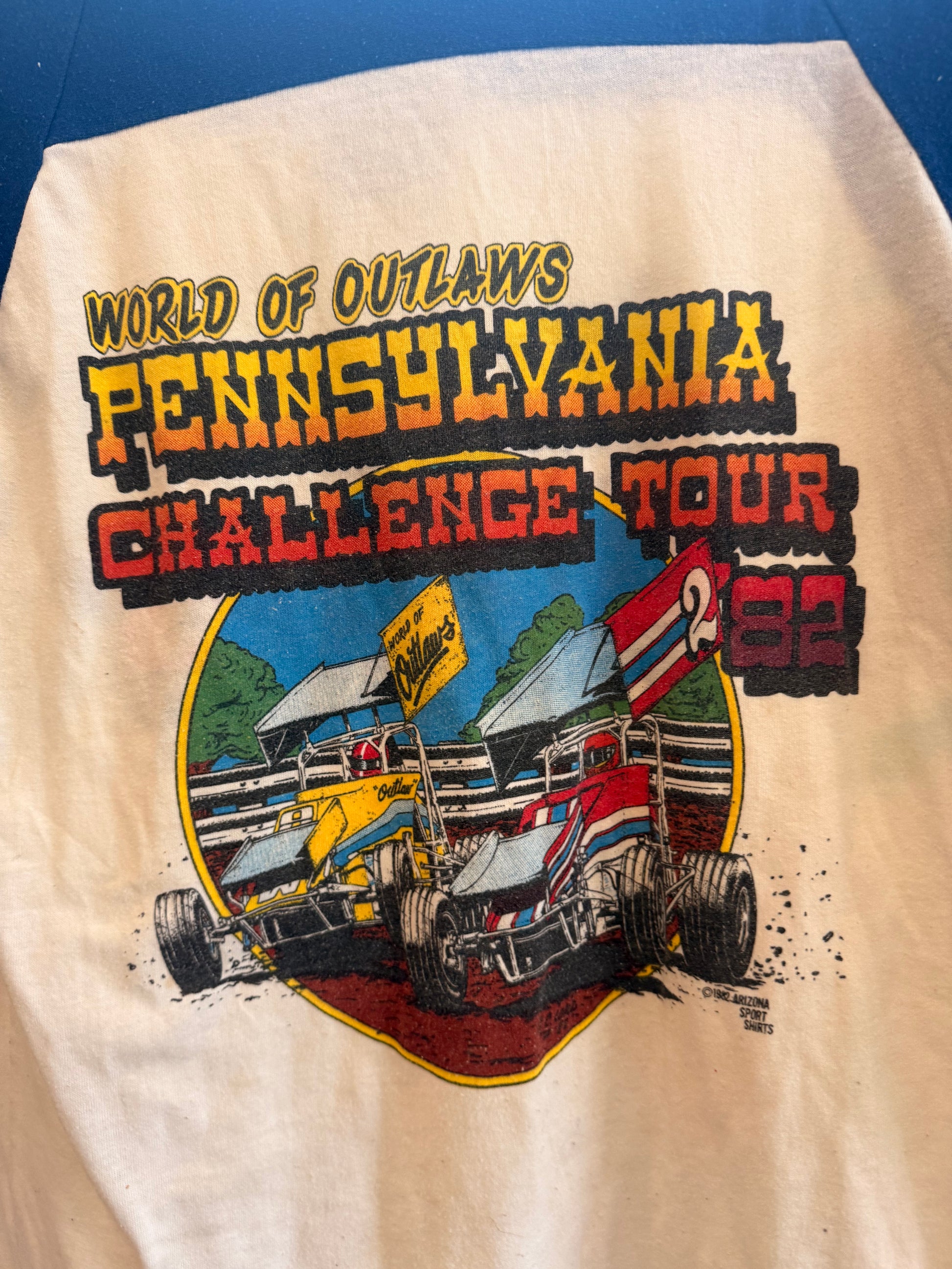 1982 World of Outlaws Tee Size-XL LFDW