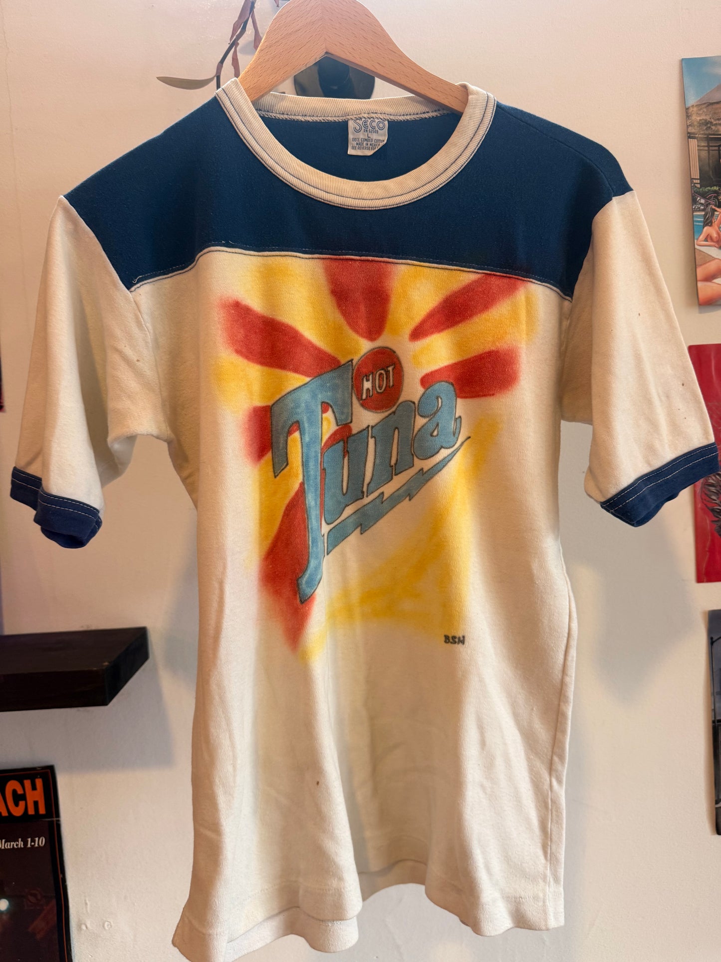 Early 70s Hot Tuna Tee Size- L LFDW