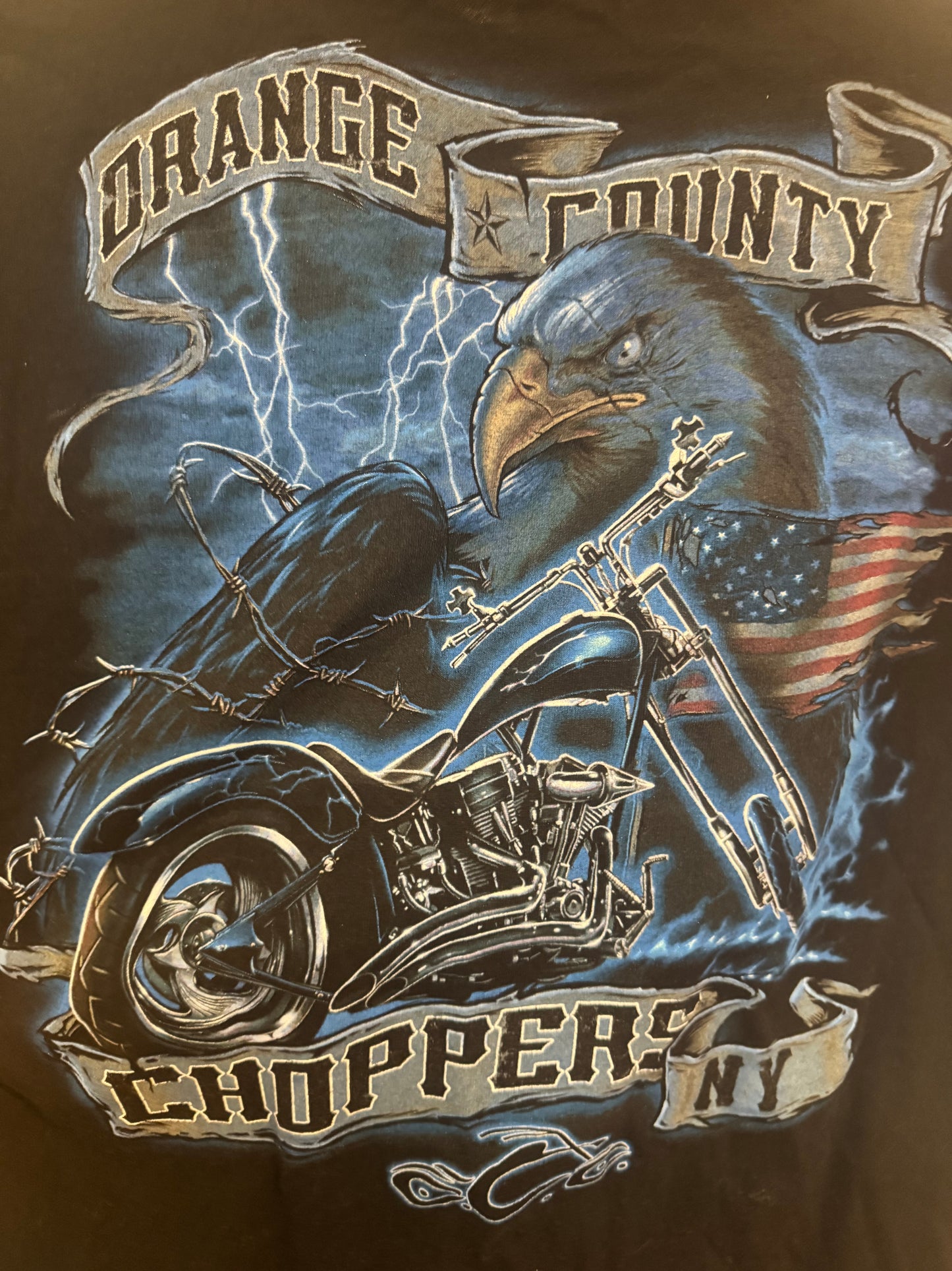 Y2K OC Choppers Eagle Tee Size - M