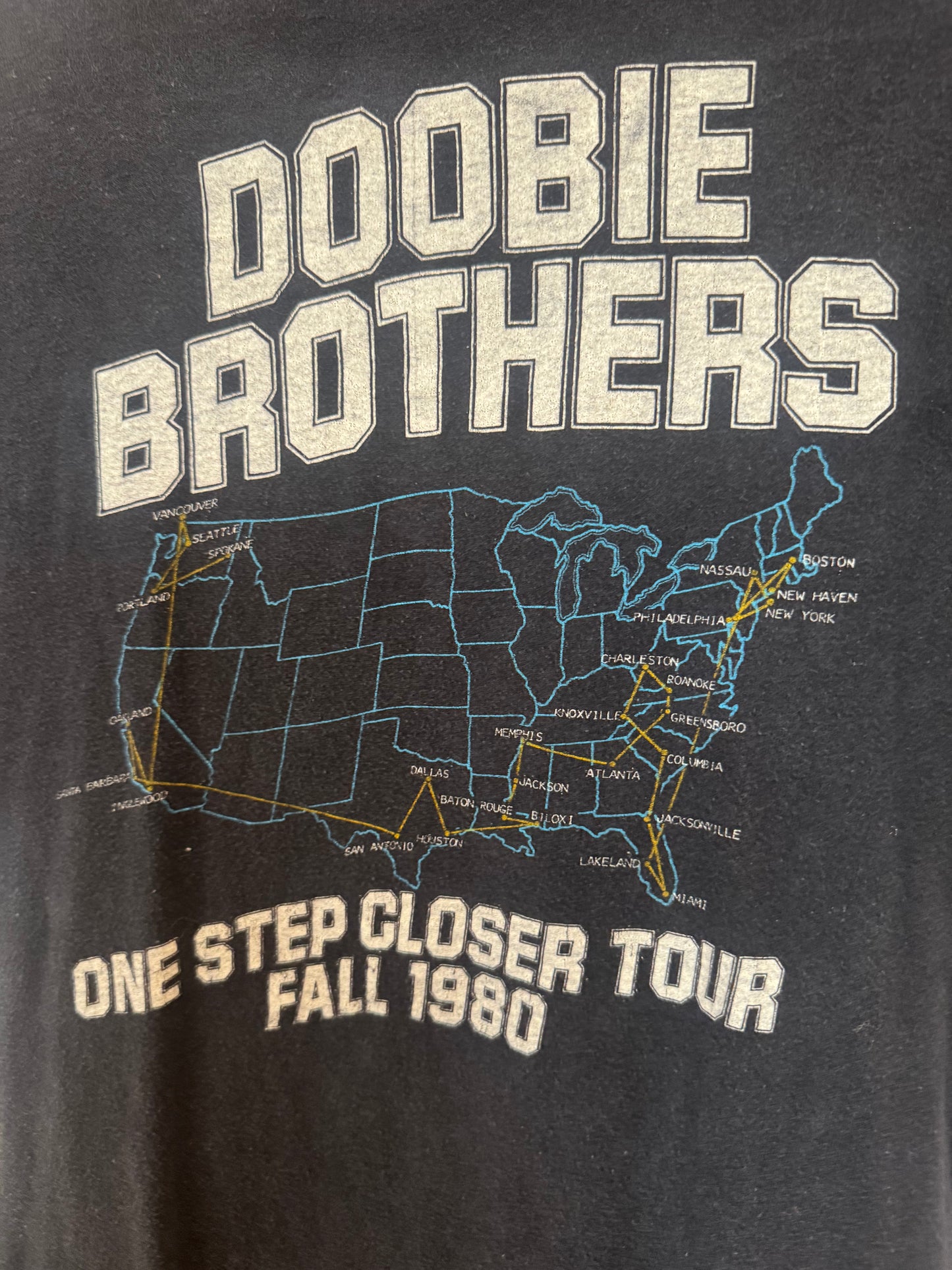 1980 Doobie Brothers Tour Tee Size - M/L