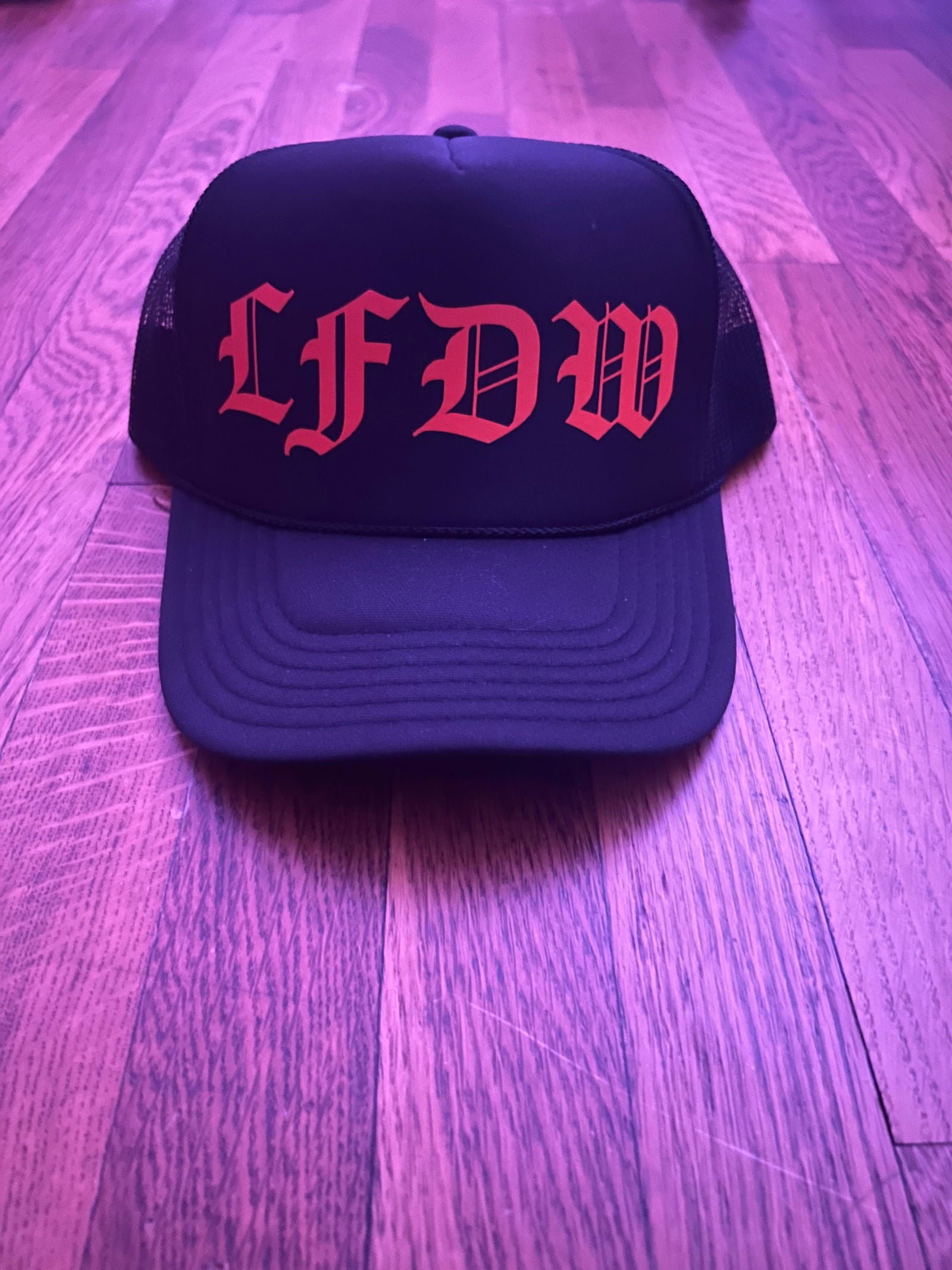 Black LFDW Trucker Hat - LFDW