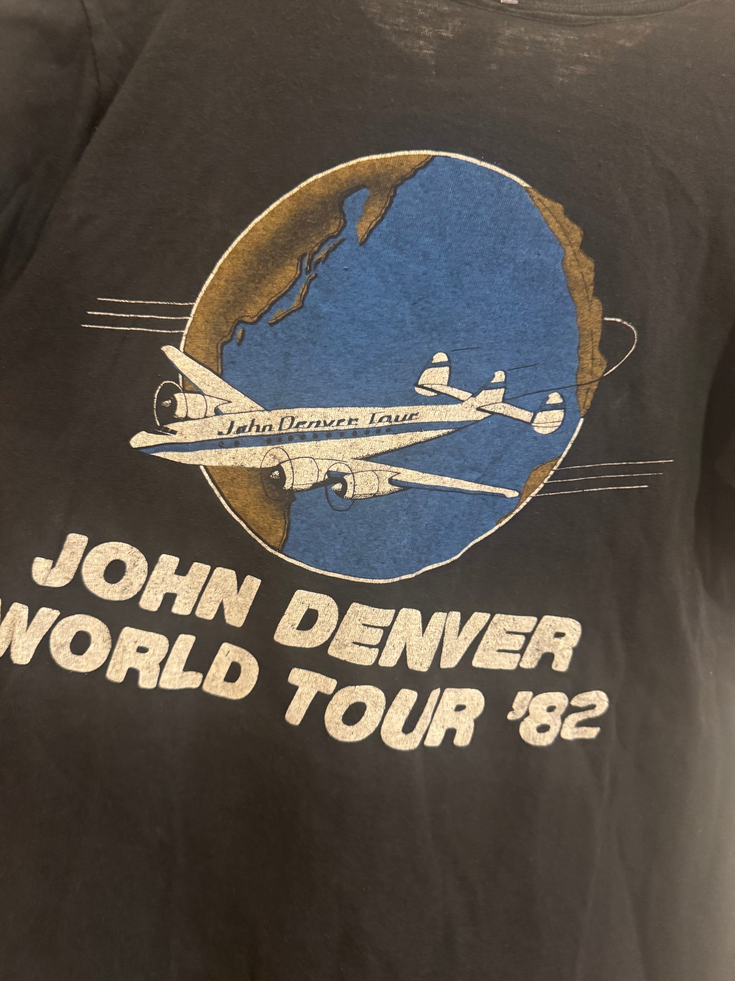 1982 John Denver Tour Tee Size - M