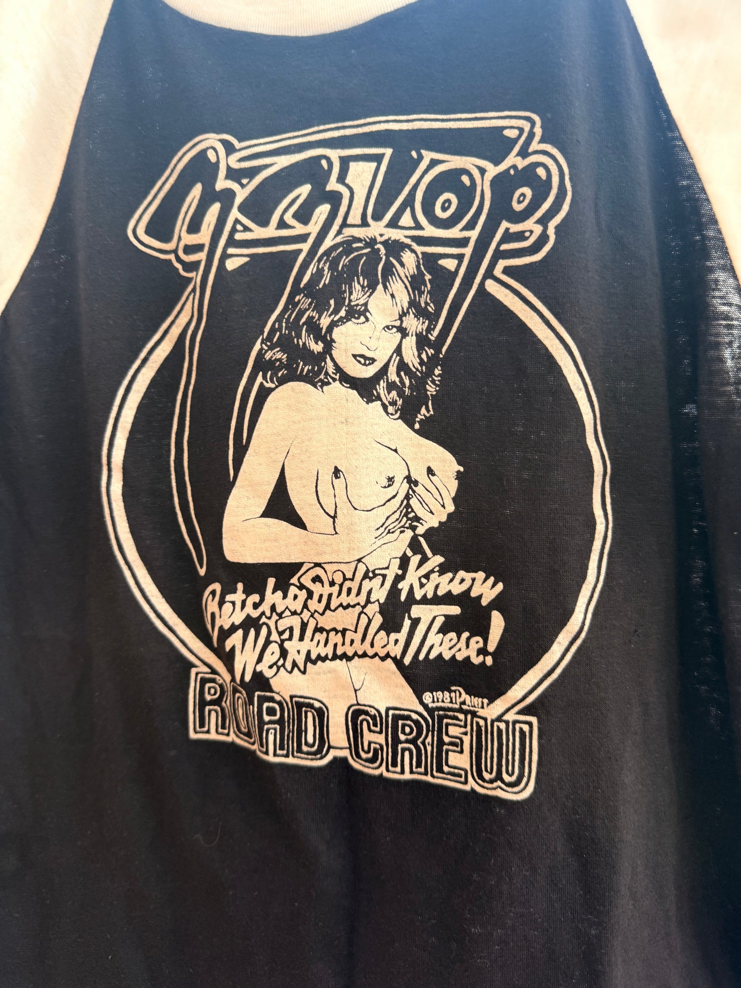 1981 Dusty Hill Personal Collection ZZ Top Road Crew Tee Size-M LFDW