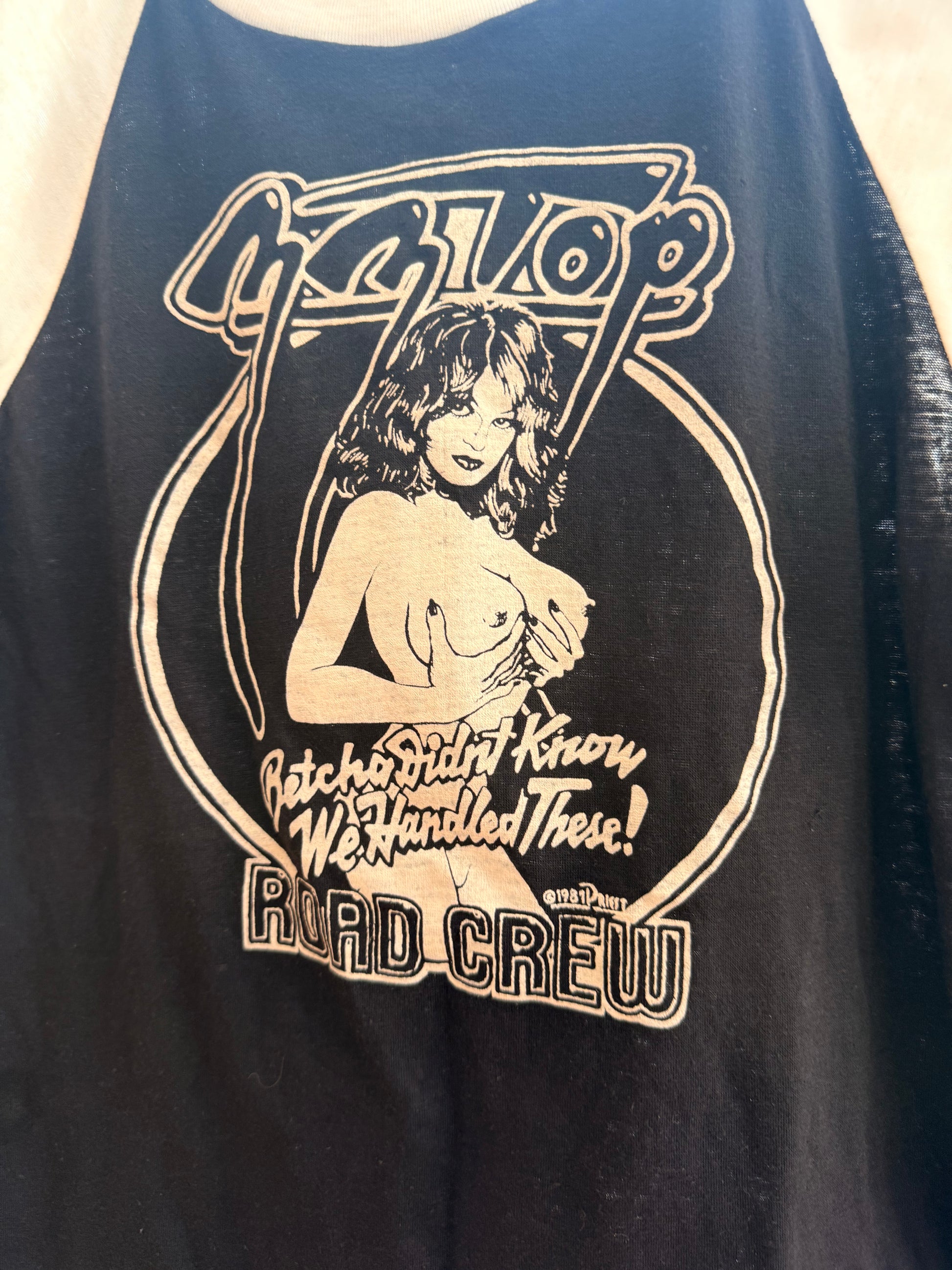 1981 Dusty Hill Personal Collection ZZ Top Road Crew Tee Size-M LFDW