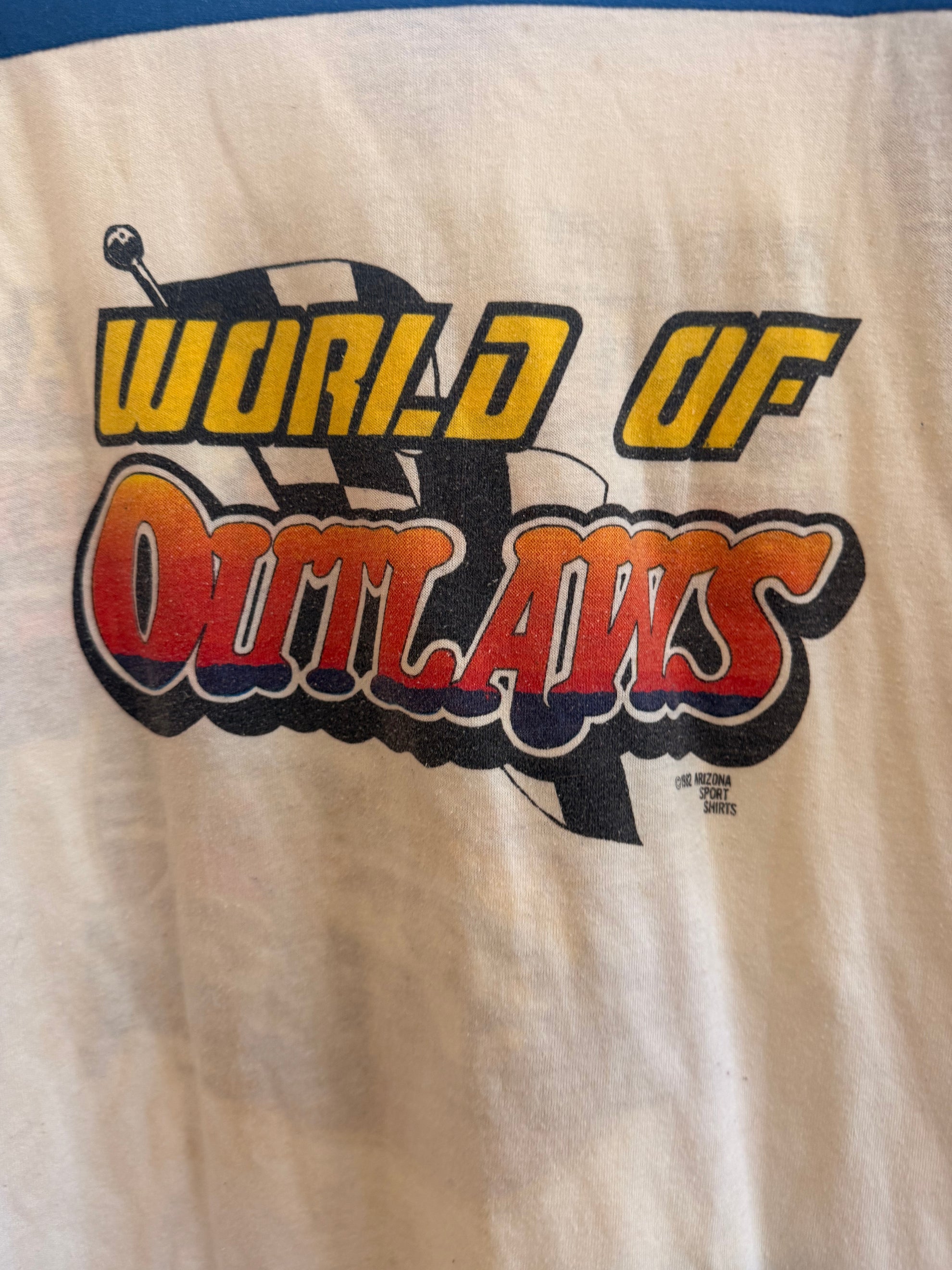 1982 World of Outlaws Tee Size-XL LFDW
