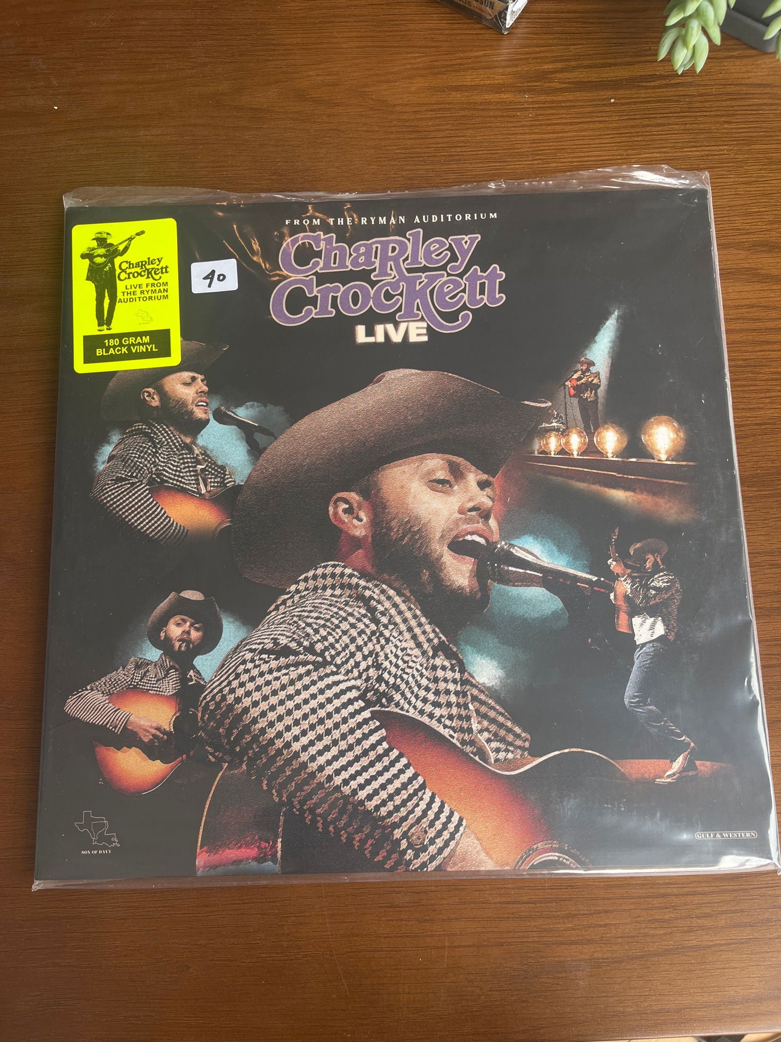 Charley Crockett Live From The Ryman Auditorium Record - LFDW