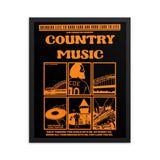 Country Music Framed Poster - LFDW