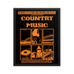 Country Music Framed Poster - LFDW