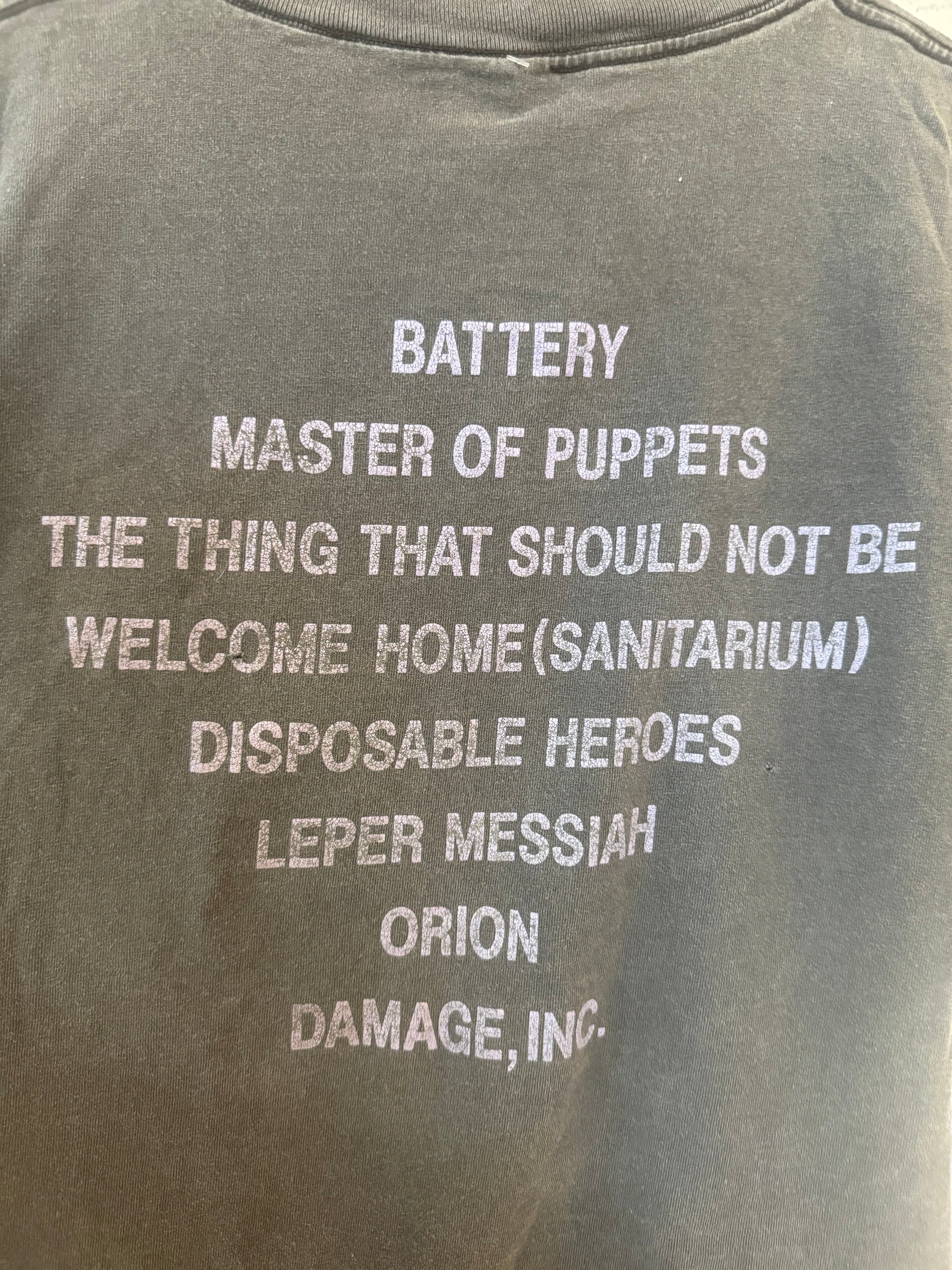 1994 Metallica Master of Puppets Tee Size - XL