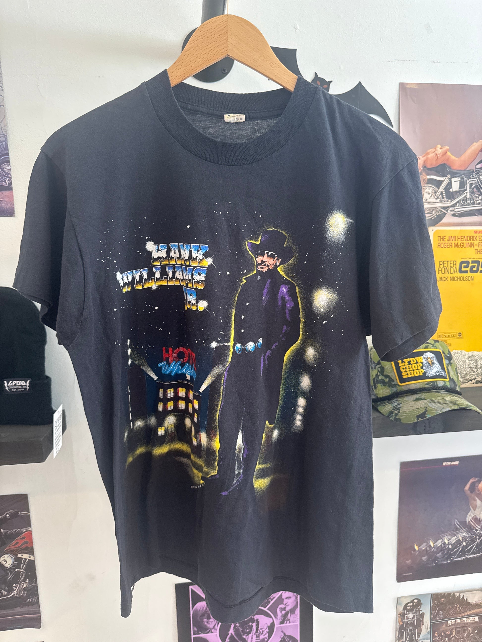 1992 Hank JR Hotel Whiskey Tee Size - L LFDW