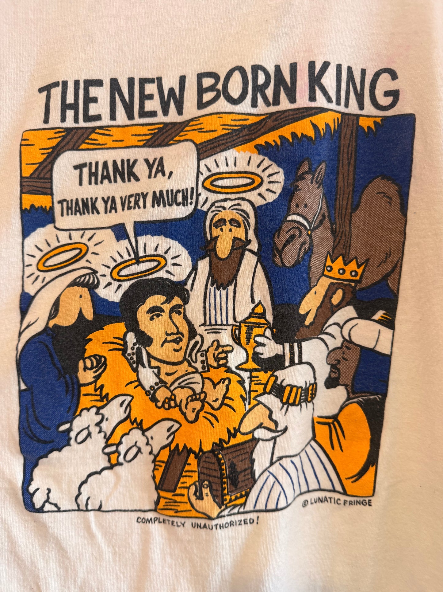 90s Elvis “The New Born King” Tee Size- XL LFDW