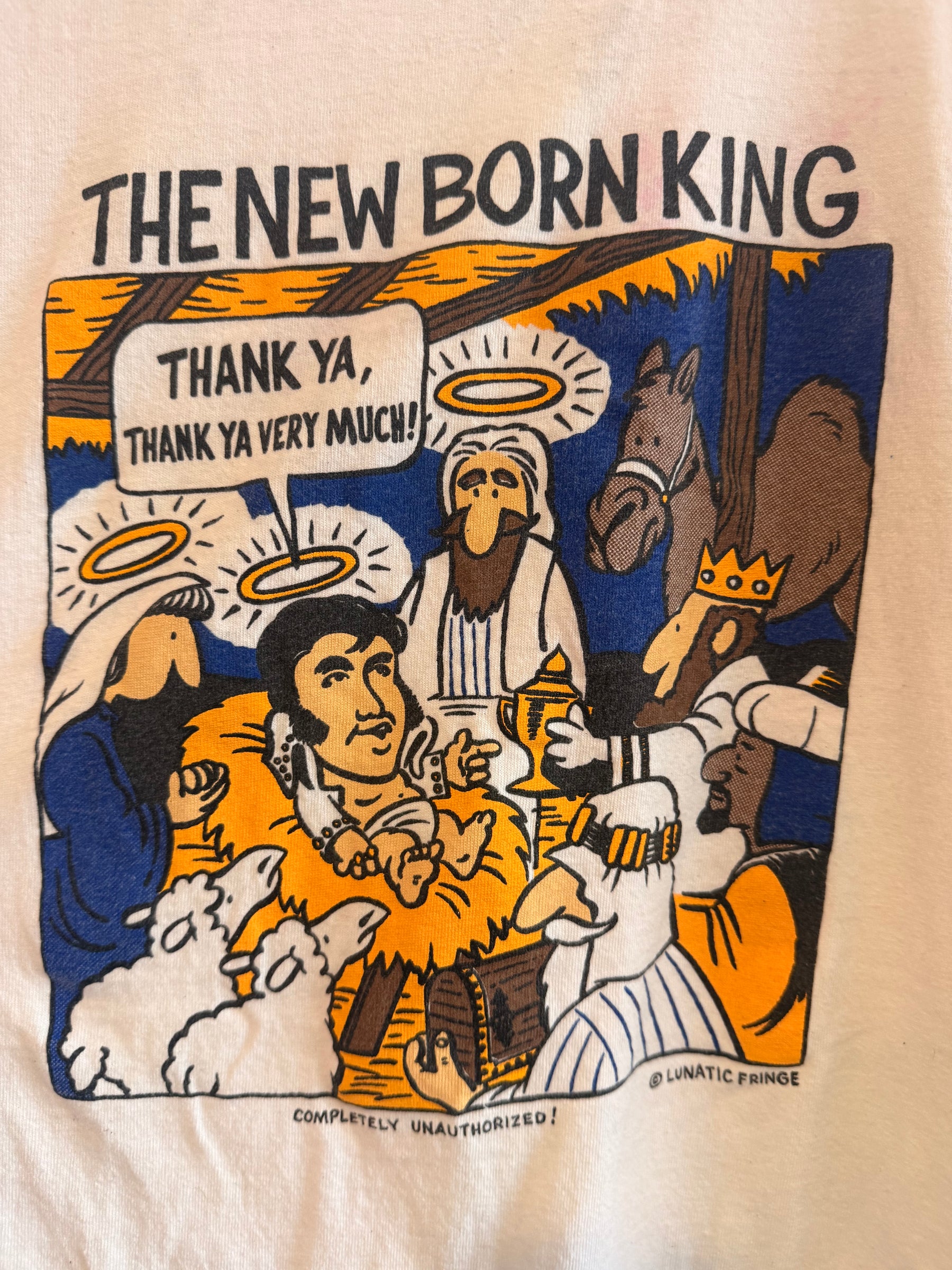90s Elvis “The New Born King” Tee Size- XL LFDW