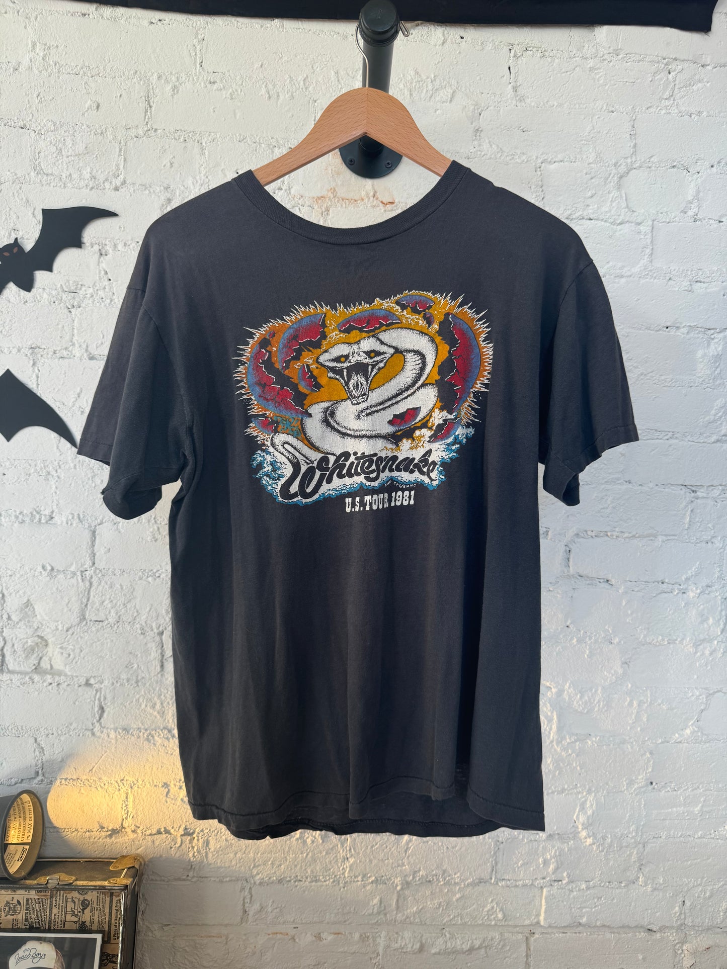 1981 Whitesnake Tour Tee Size - M