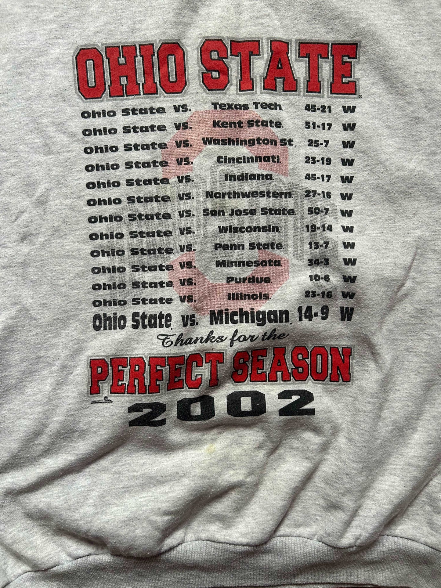 2002 Ohio State Crew Neck Size - L