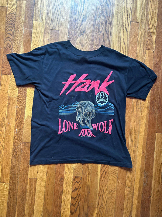 Deadstock 1990 Hank Jr alone Wolf Tour Tee Size - XL - LFDW